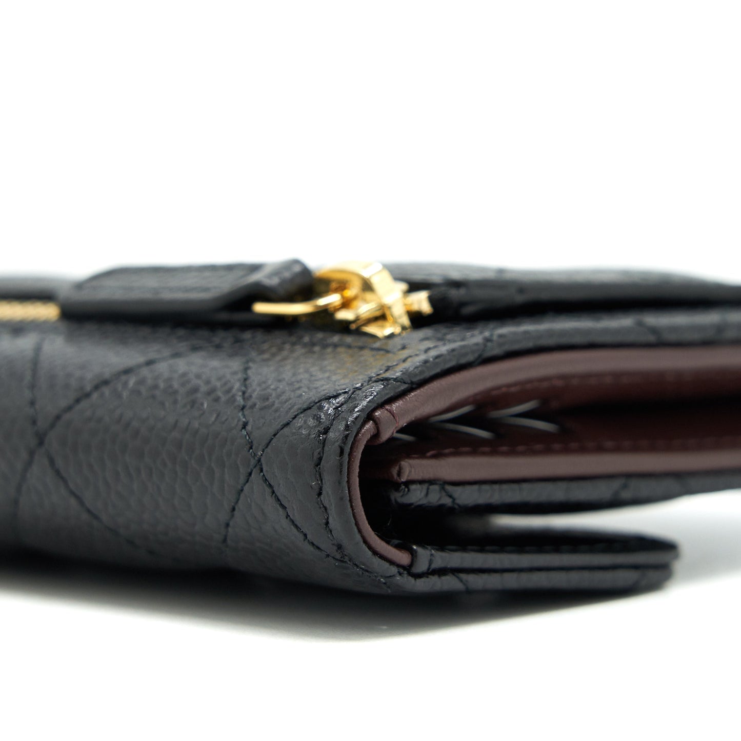 Chanel Small flap Wallet Caviar Black