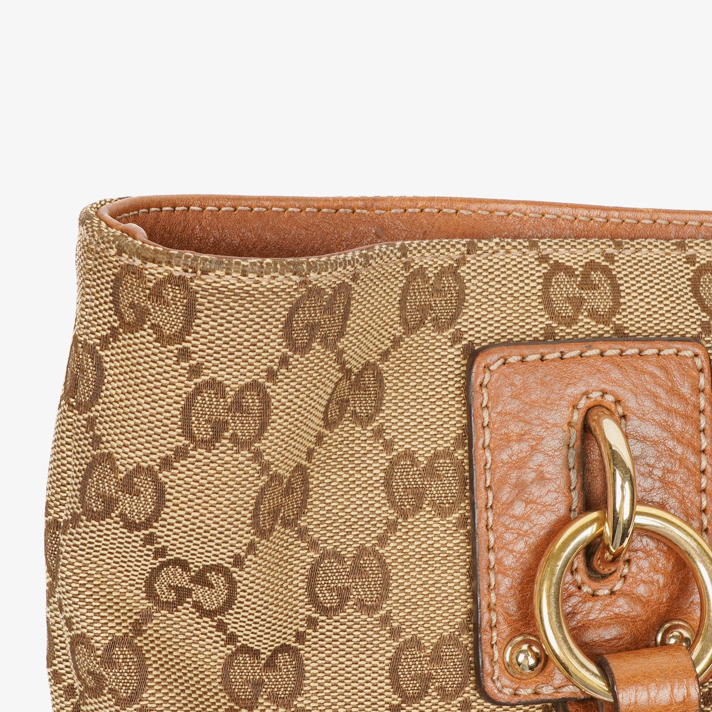 Gucci GG Canvas Charm Tote Bag