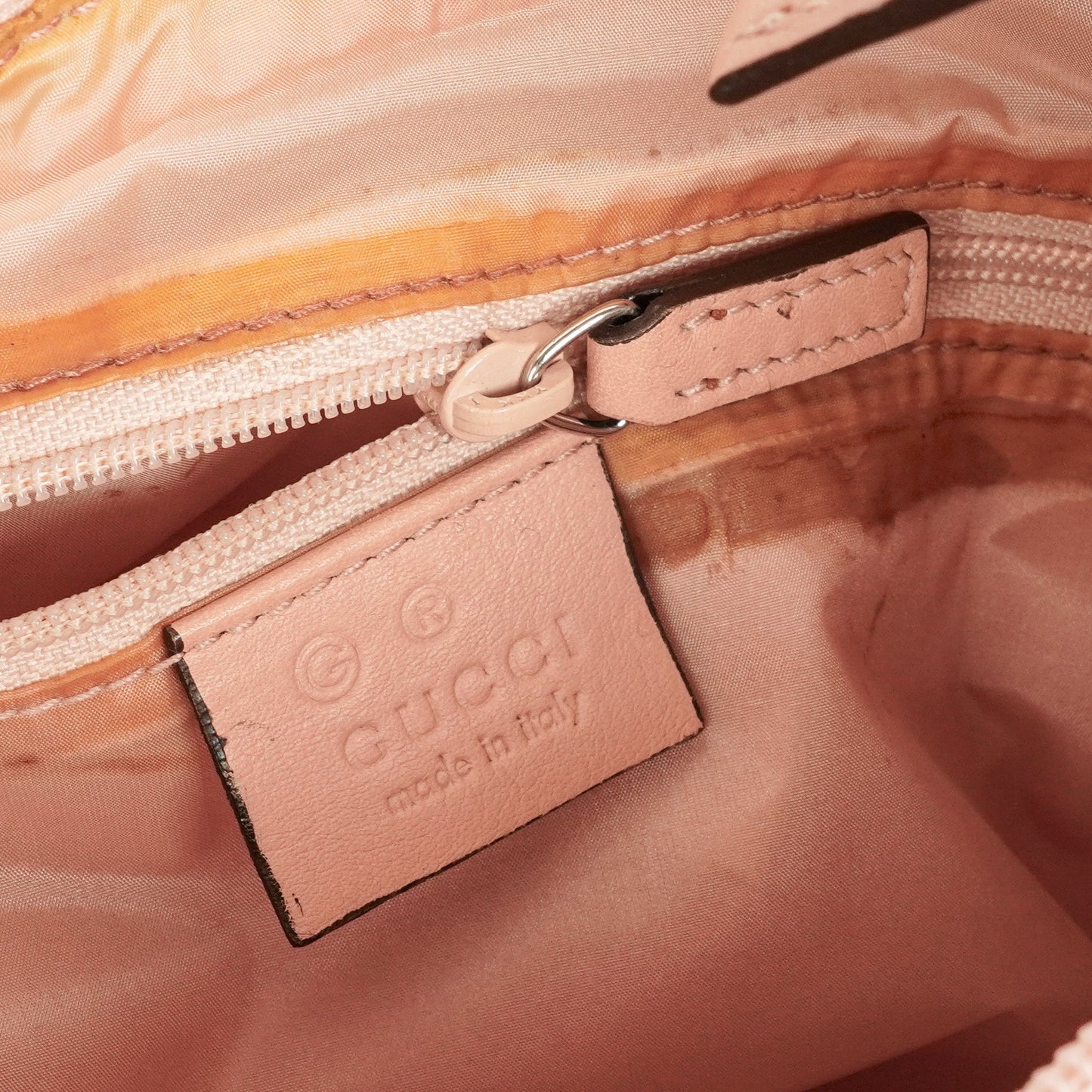 Gucci Guccissima Pink Charmy Hobo Bag