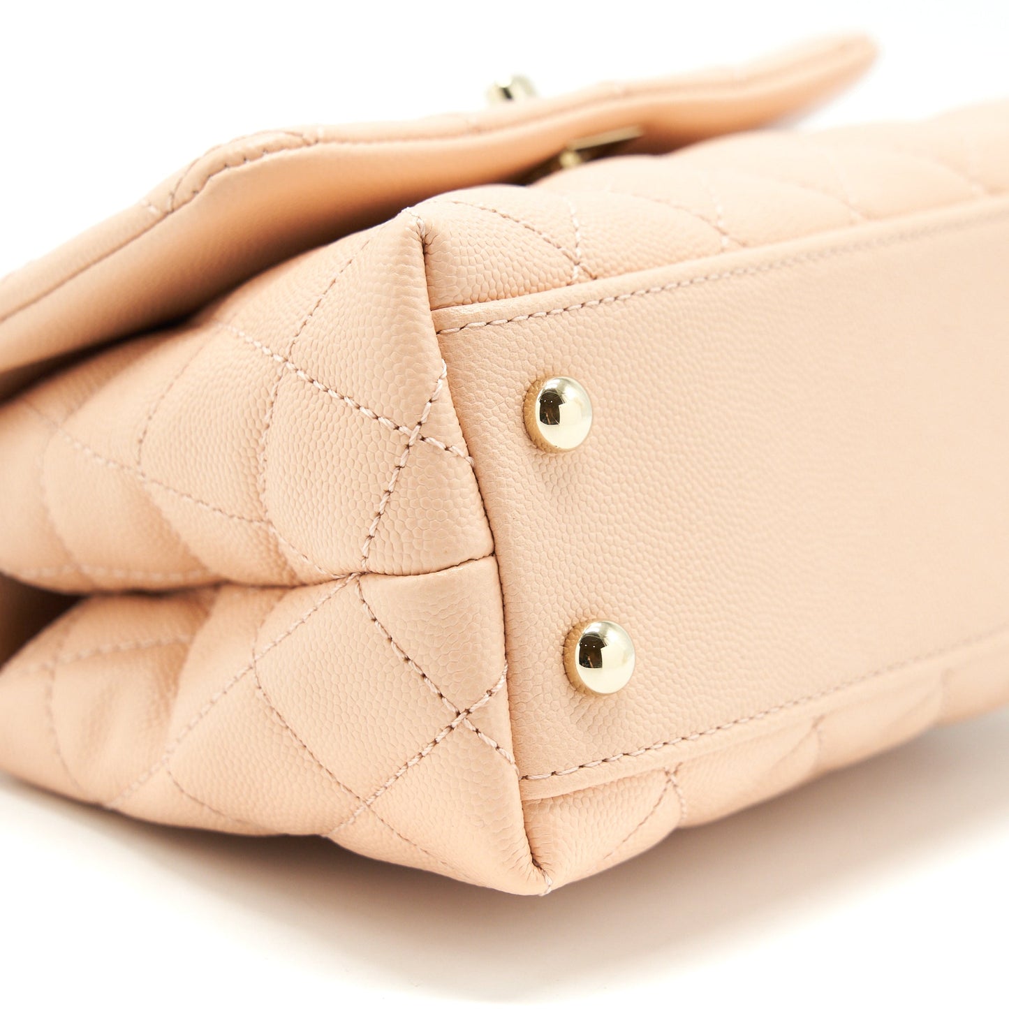Chanel extra mini Coco Handle 20cm Caviar light Pink L