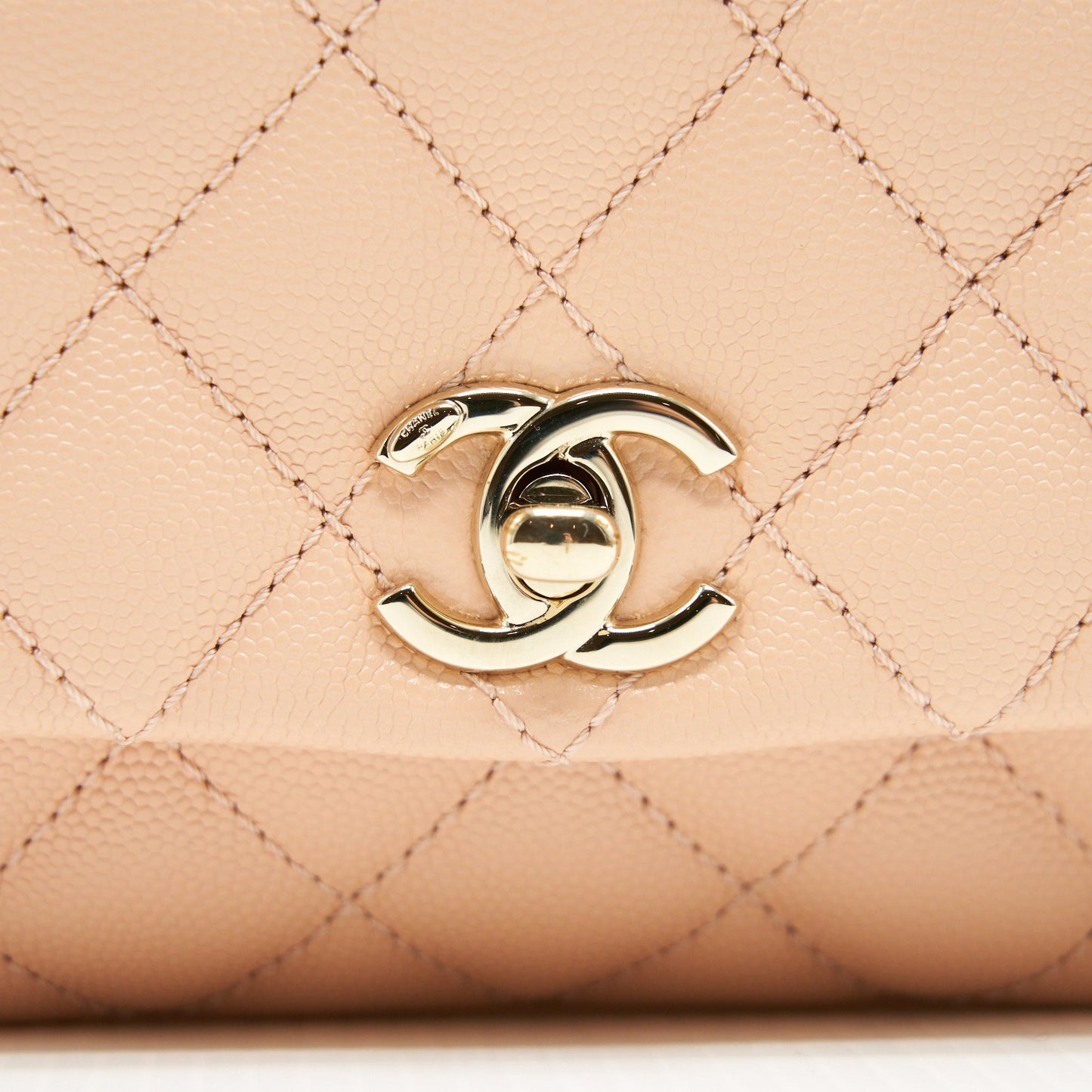Chanel extra mini Coco Handle 20cm Caviar light Pink L