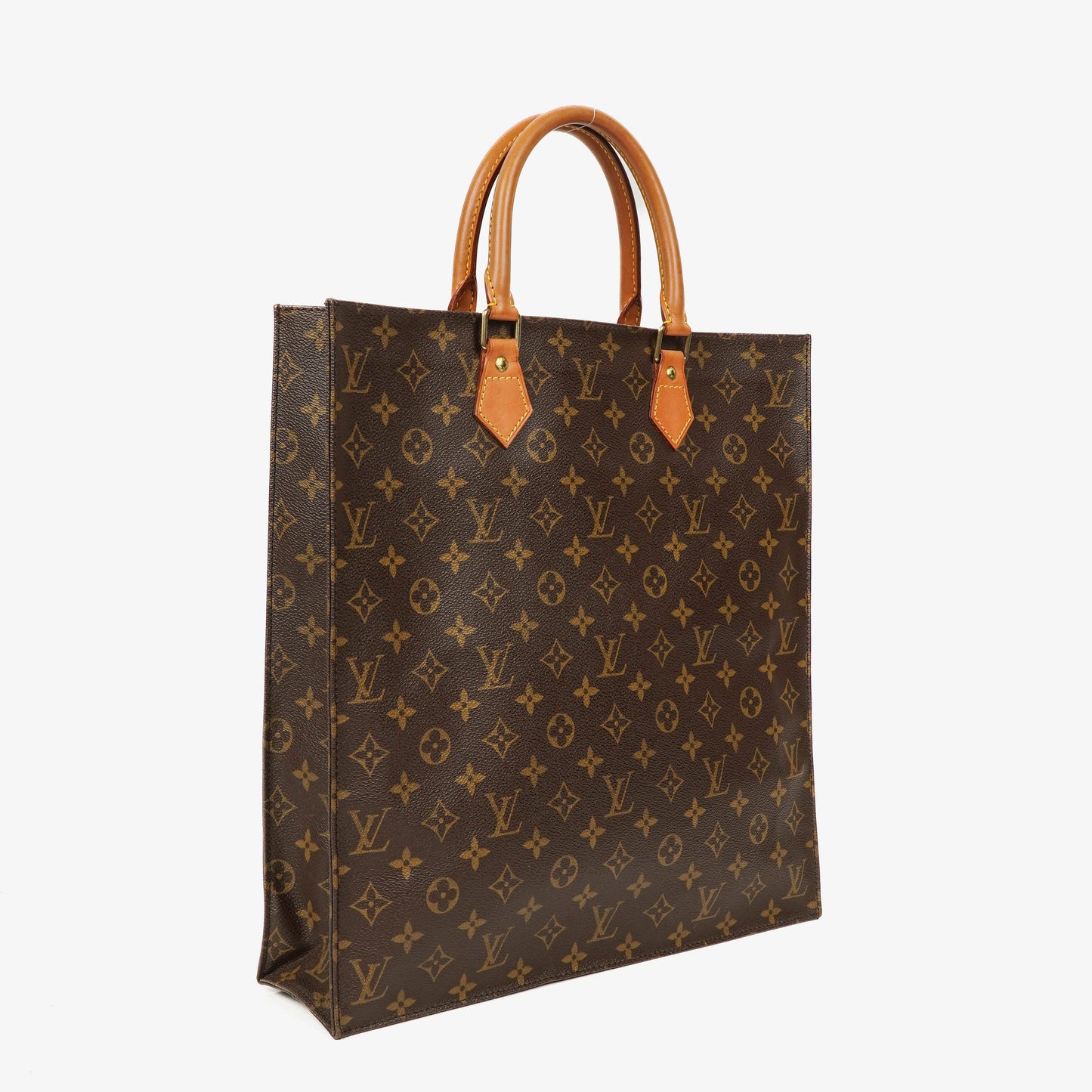 Louis Vuitton Sac Plat Monogram Canvas Bag