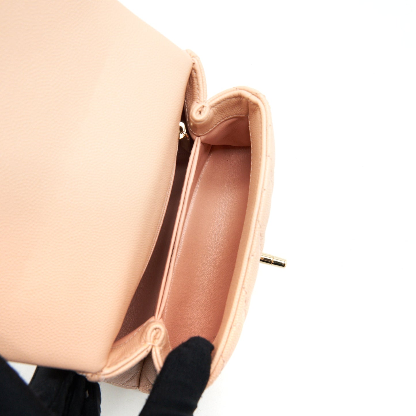 Chanel extra mini Coco Handle 20cm Caviar light Pink L