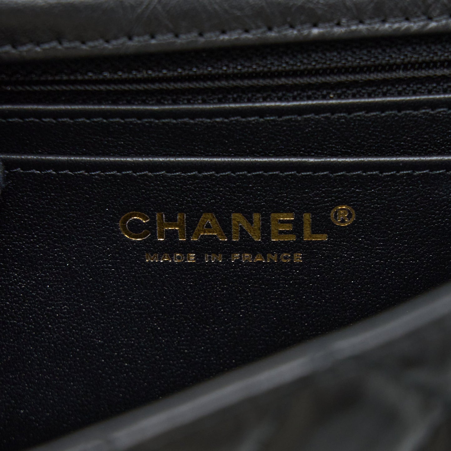 Chanel Mini Reissue 2.55 Flap Bag Aged Calfskin Black Brushed  (Microchip)