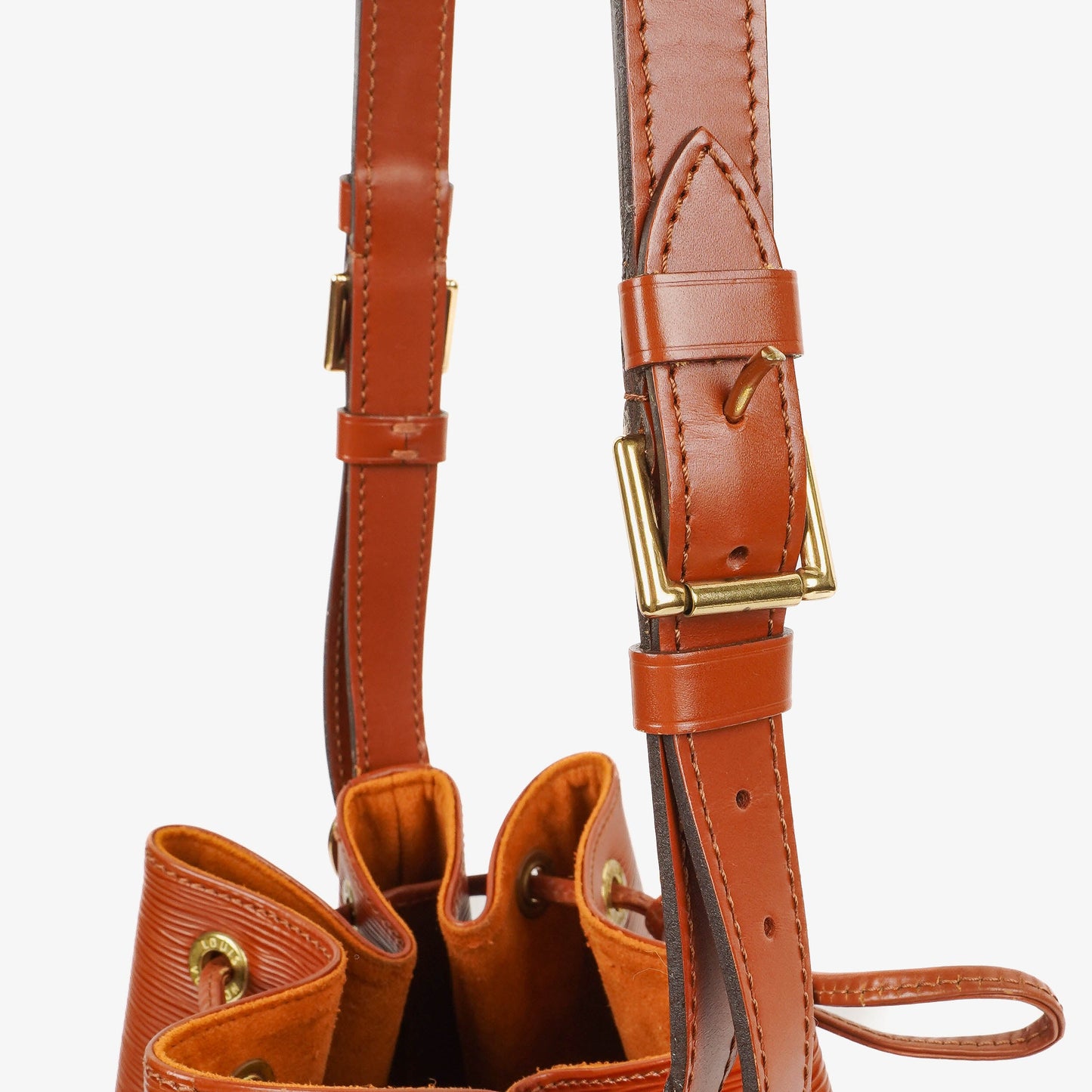 Louis Vuitton Noe Grande Brown EPI Leather Shoulder Bag