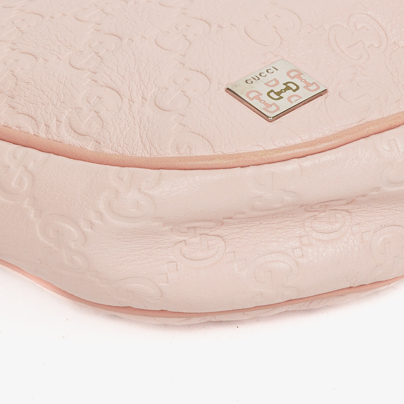 Gucci Guccissima Pink Charmy Hobo Bag