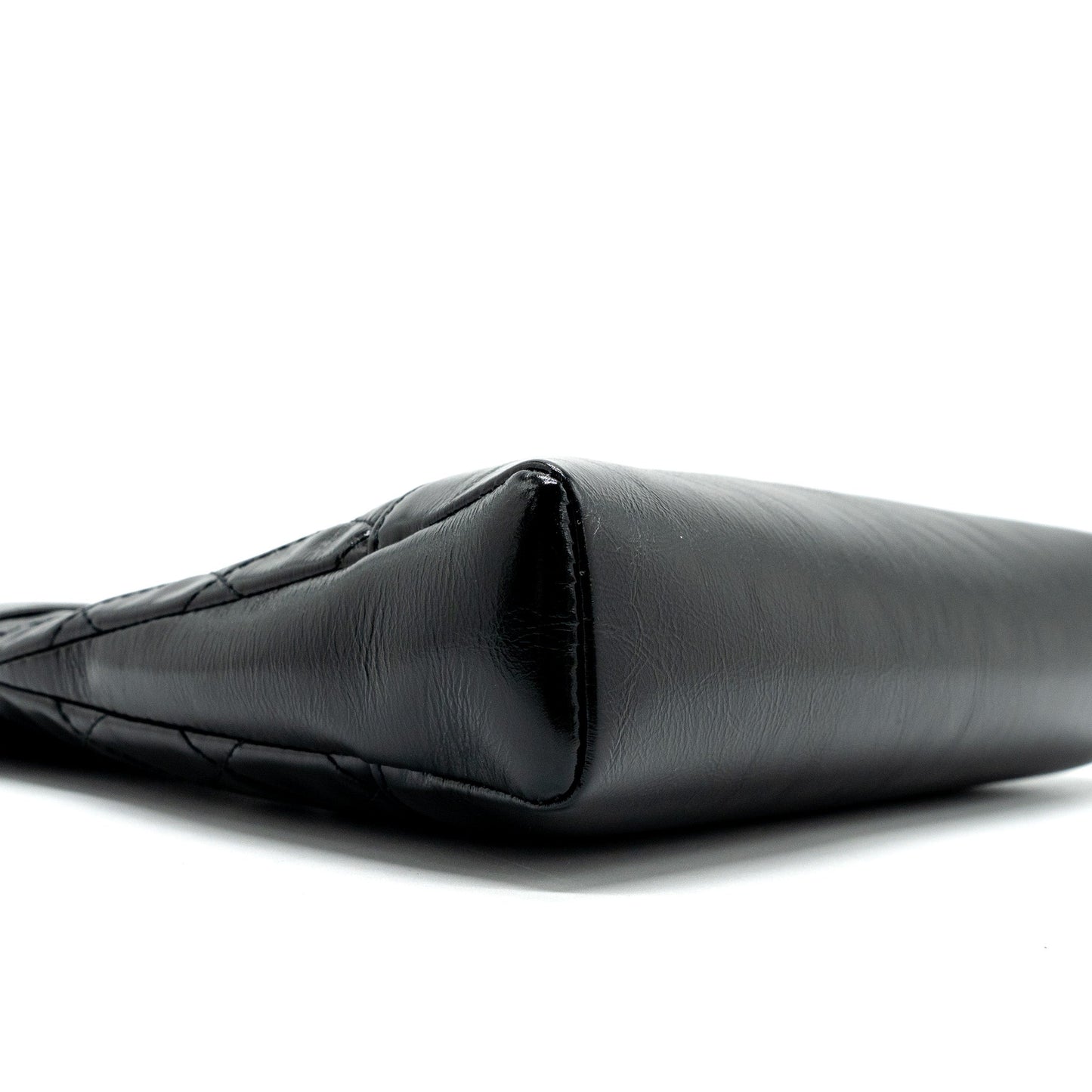 Chanel 23C mini 31 bag shiny calfskin black L (microchip)