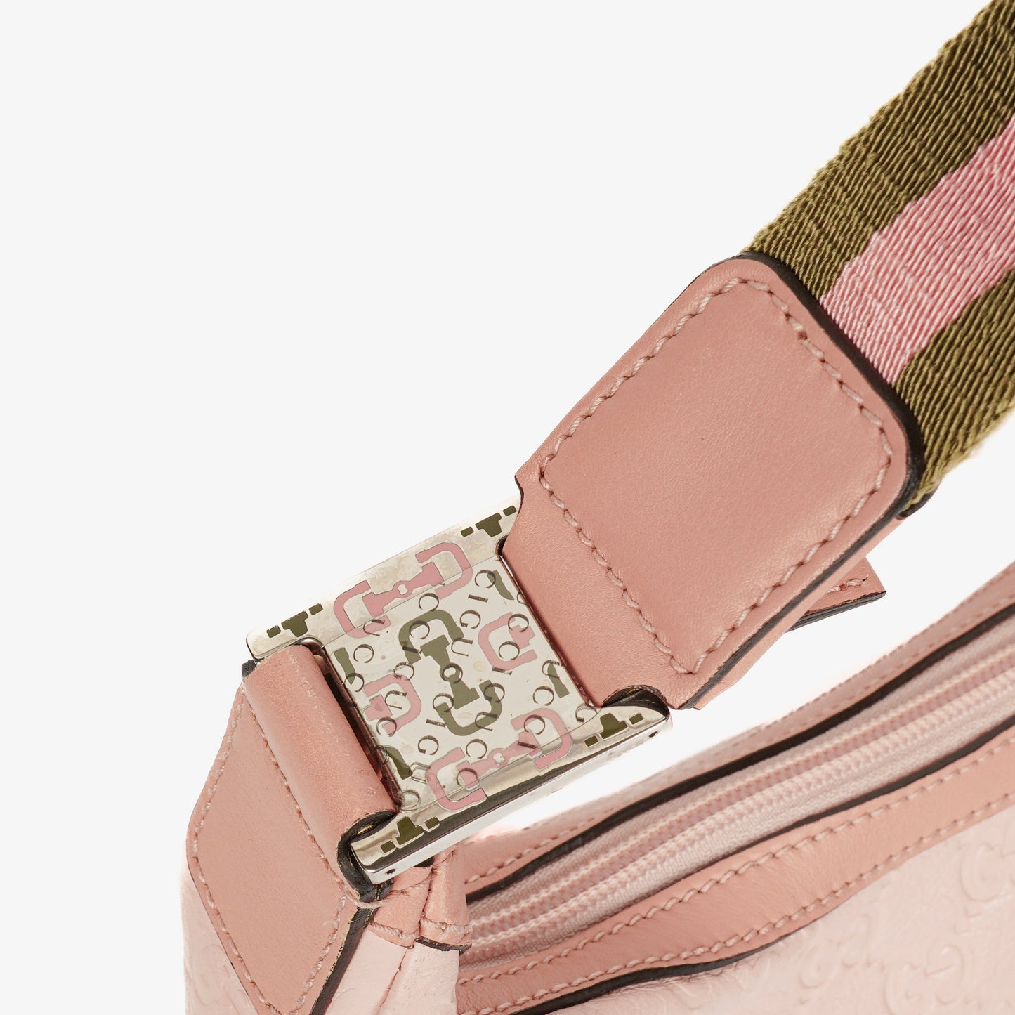 Gucci Guccissima Pink Charmy Hobo Bag