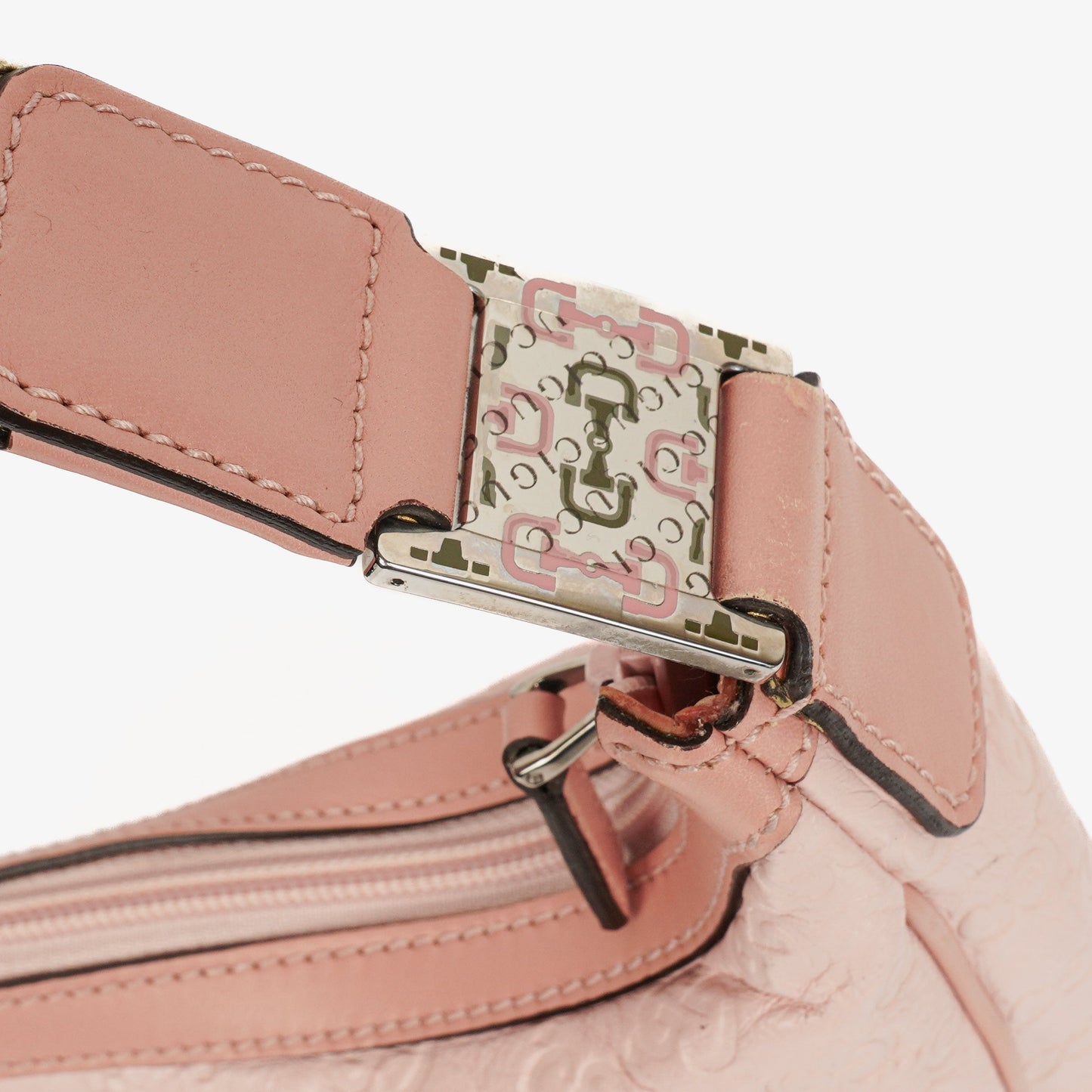 Gucci Guccissima Pink Charmy Hobo Bag