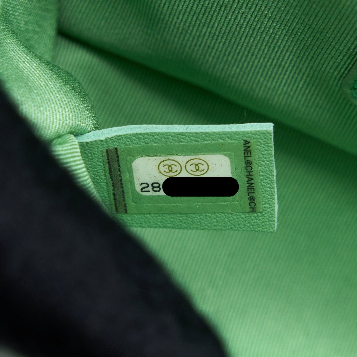 Chanel Small Boy Bag Calfskin Green