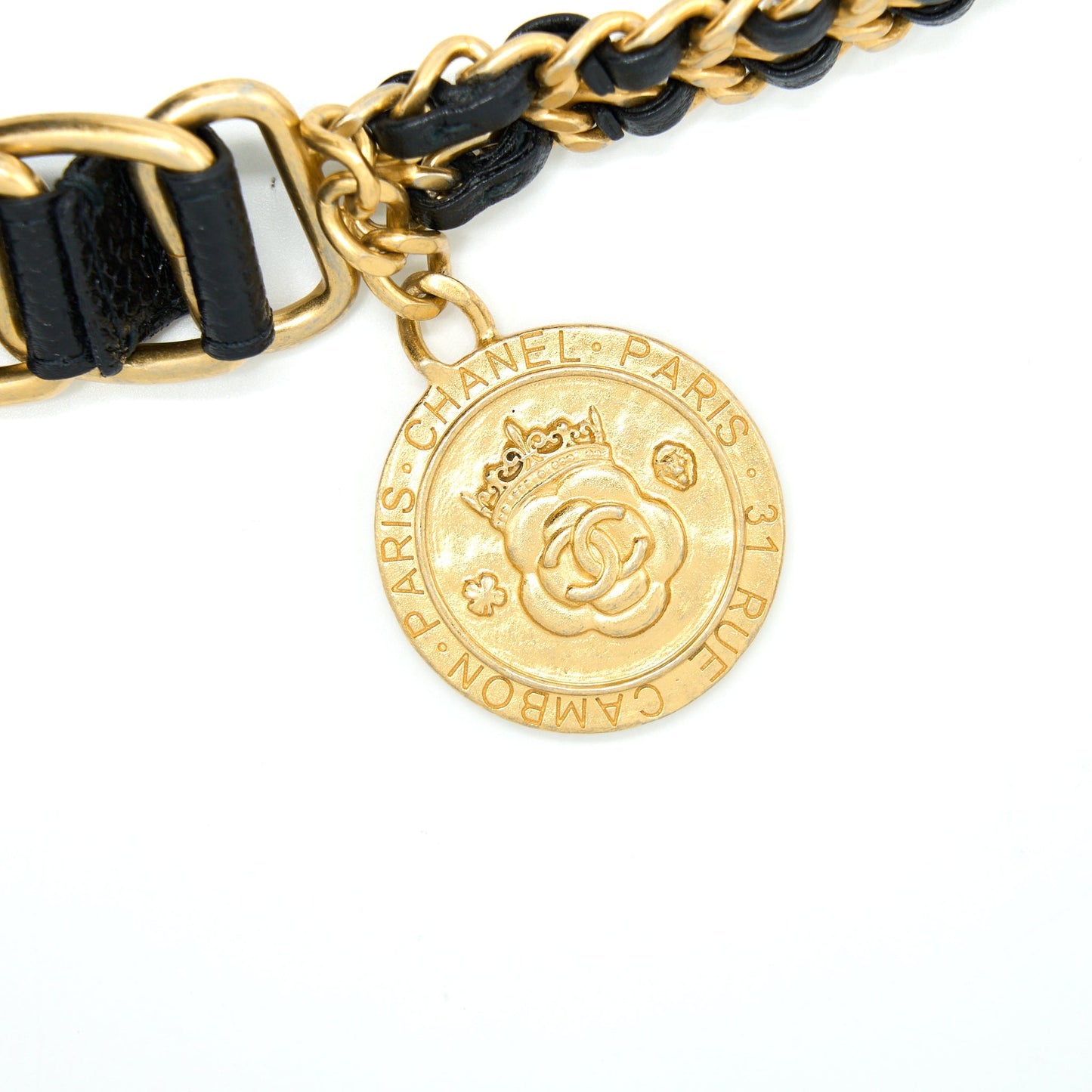 Chanel Quilted Flap Bag with Double Chain Caviar Black Brushed  (Microchip)