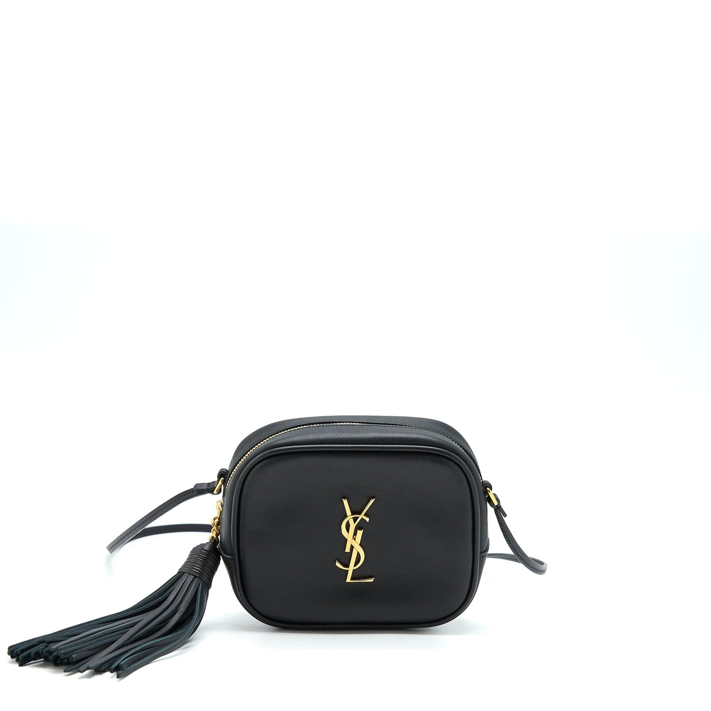 Saint Laurent/ Mini Camera Crossbody Purse Black