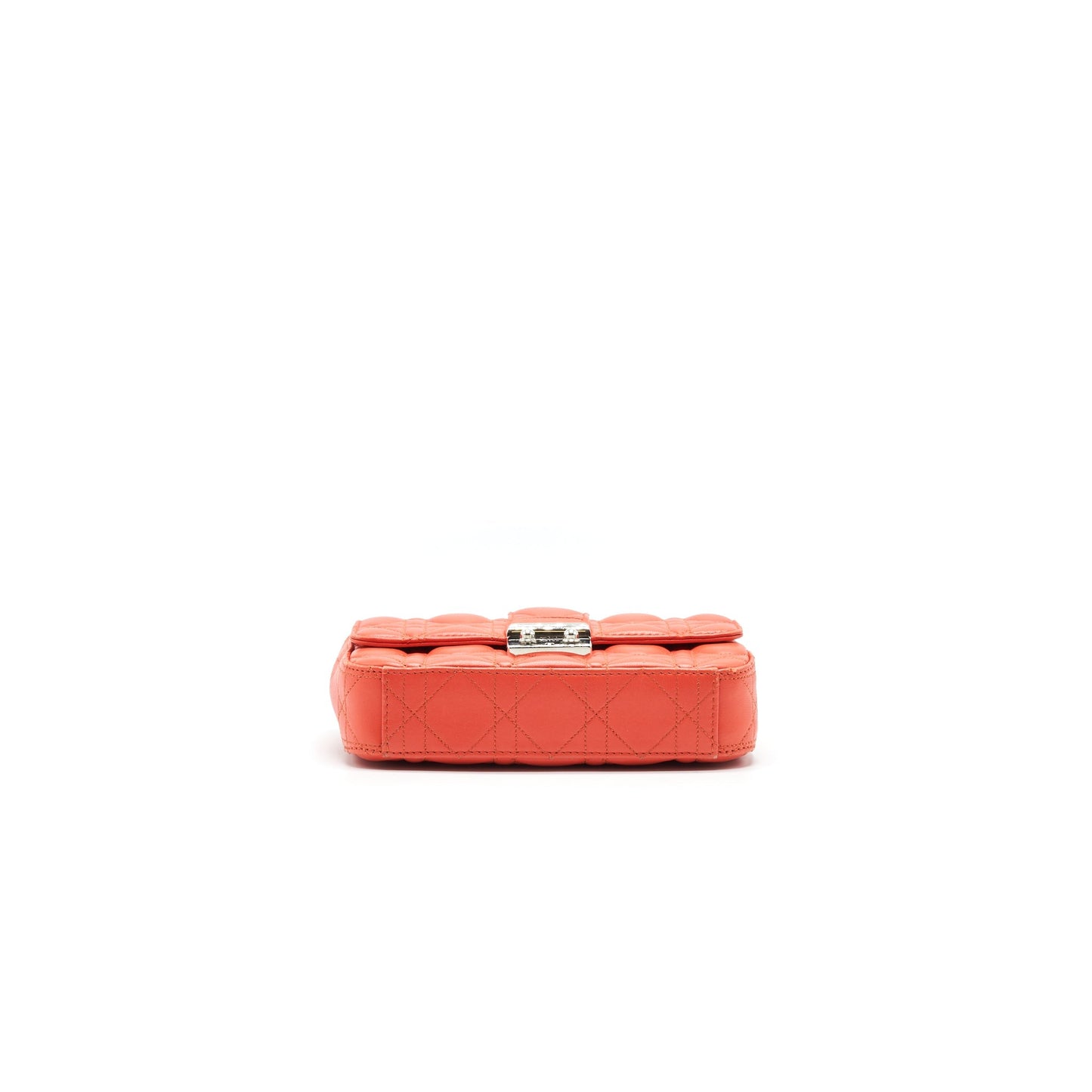 Christian Dior Small Miss Dior Flap Purse In Coral