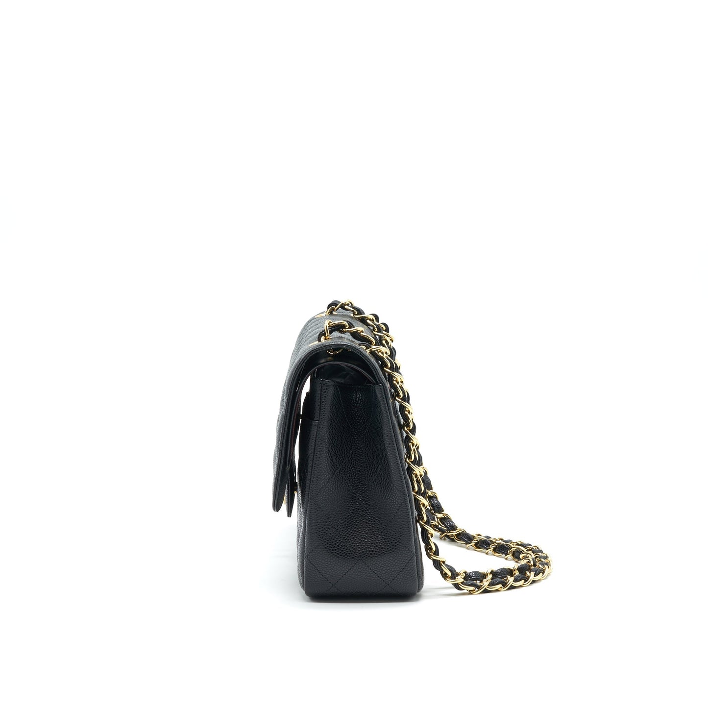CHANEL JUMBO CLASSIC DOUBLE FLAP CAVIAR BLACK
