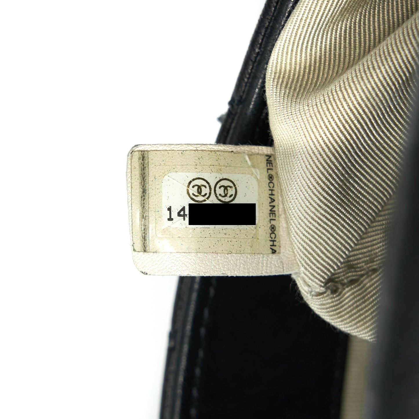 Chanel Quilted Leather With Chain Shoulder Bag XL Black