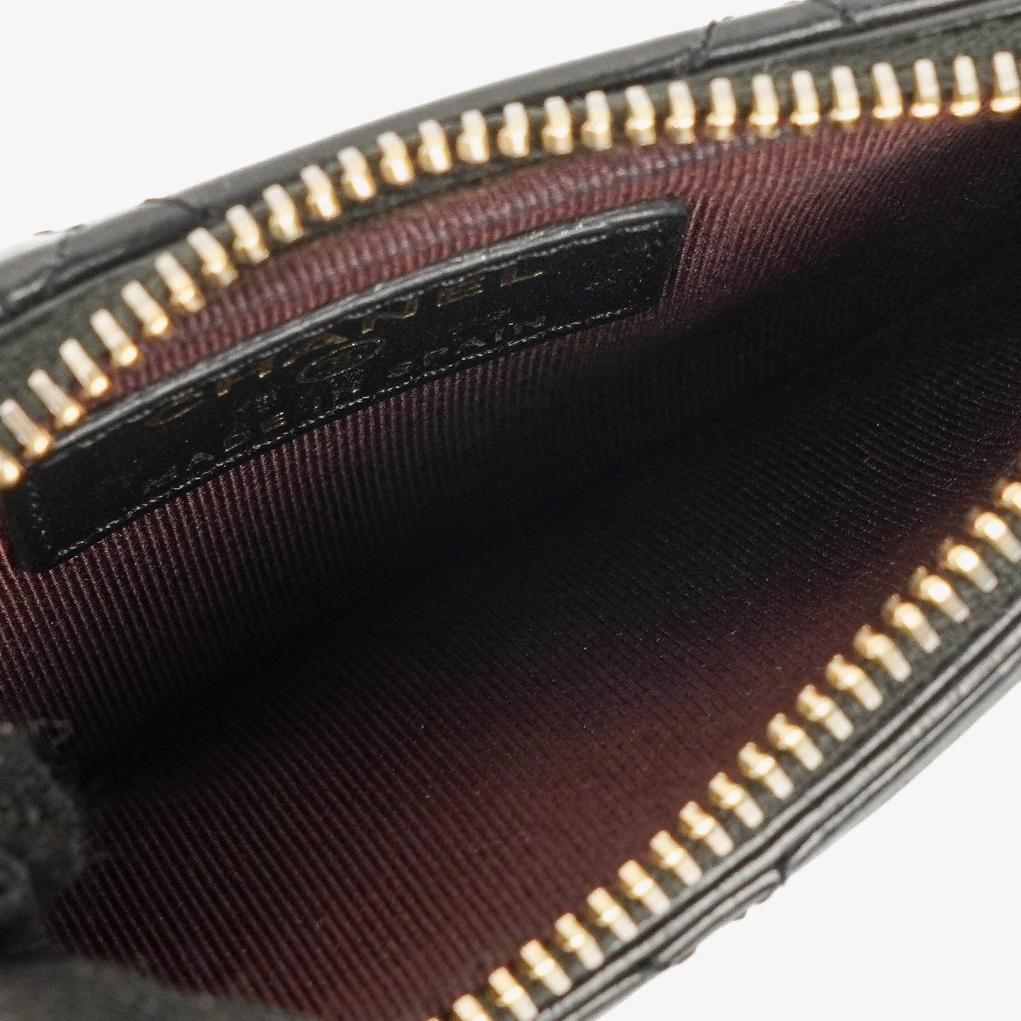 Chanel Black Quilted Leather Coin Purse