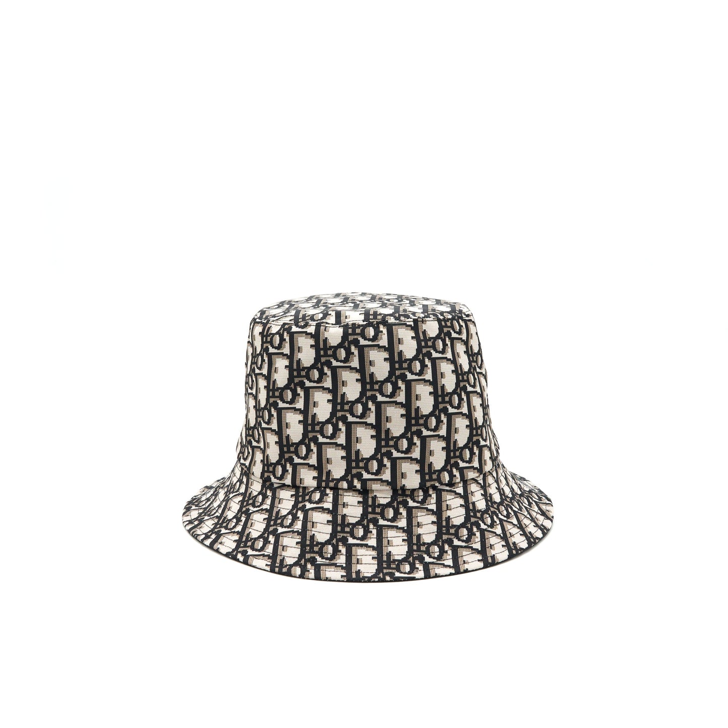 Dior size 58 Bucket Hat Black Oblique