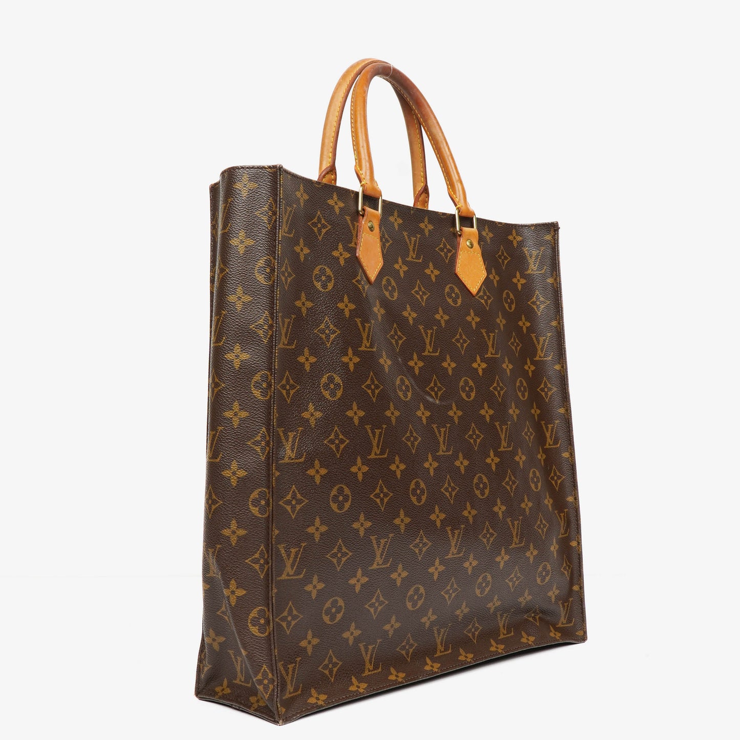 Louis Vuitton Sac Plat Monogram Canvas Bag
