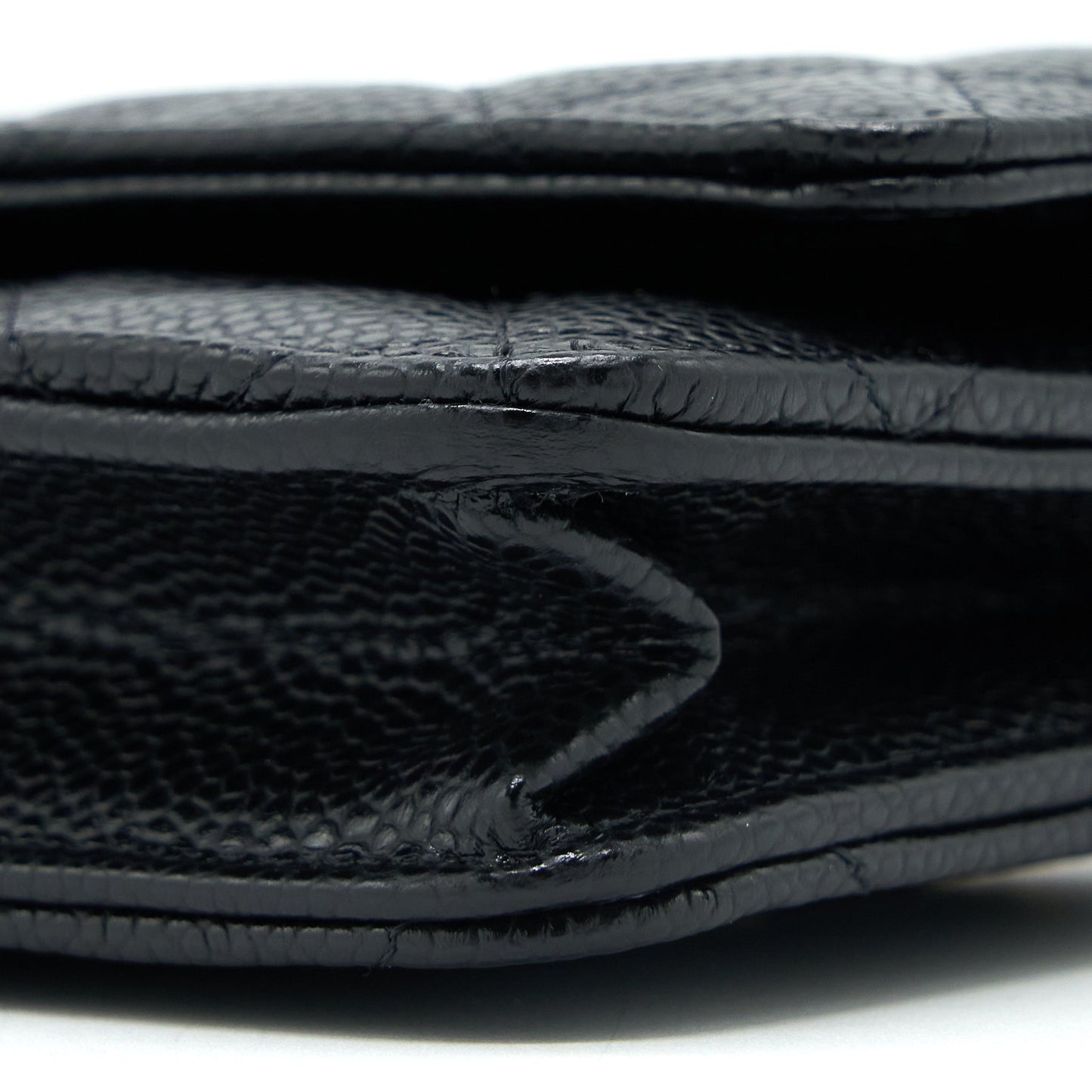 Chanel Classic Wallet On Chain Caviar Black ( Microchip)