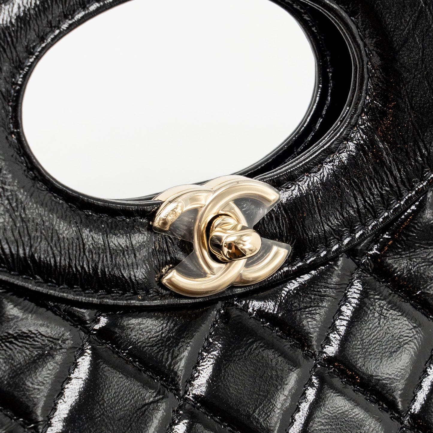 Chanel Mini 31 Bag Shiny Lambskin Black L (microchip)