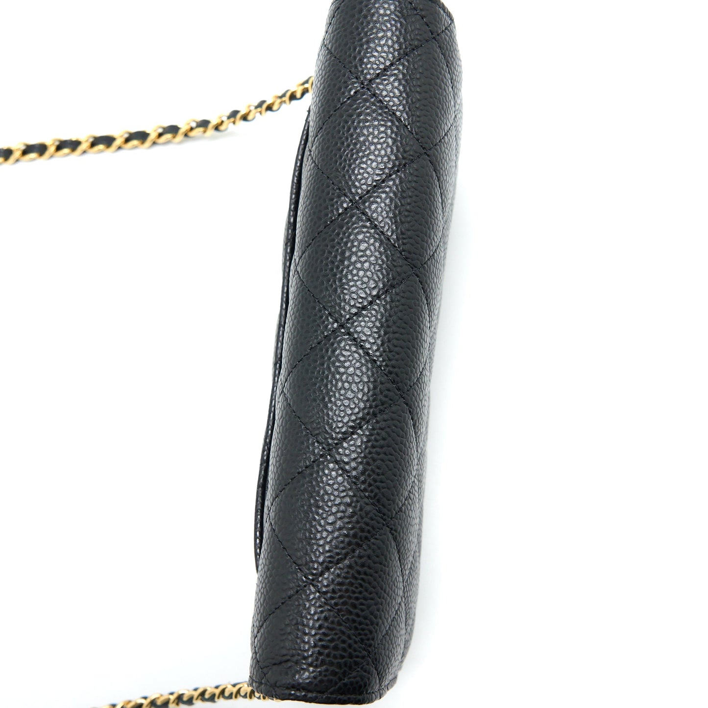 Chanel Classic Wallet On Chain Caviar Black ( Microchip)
