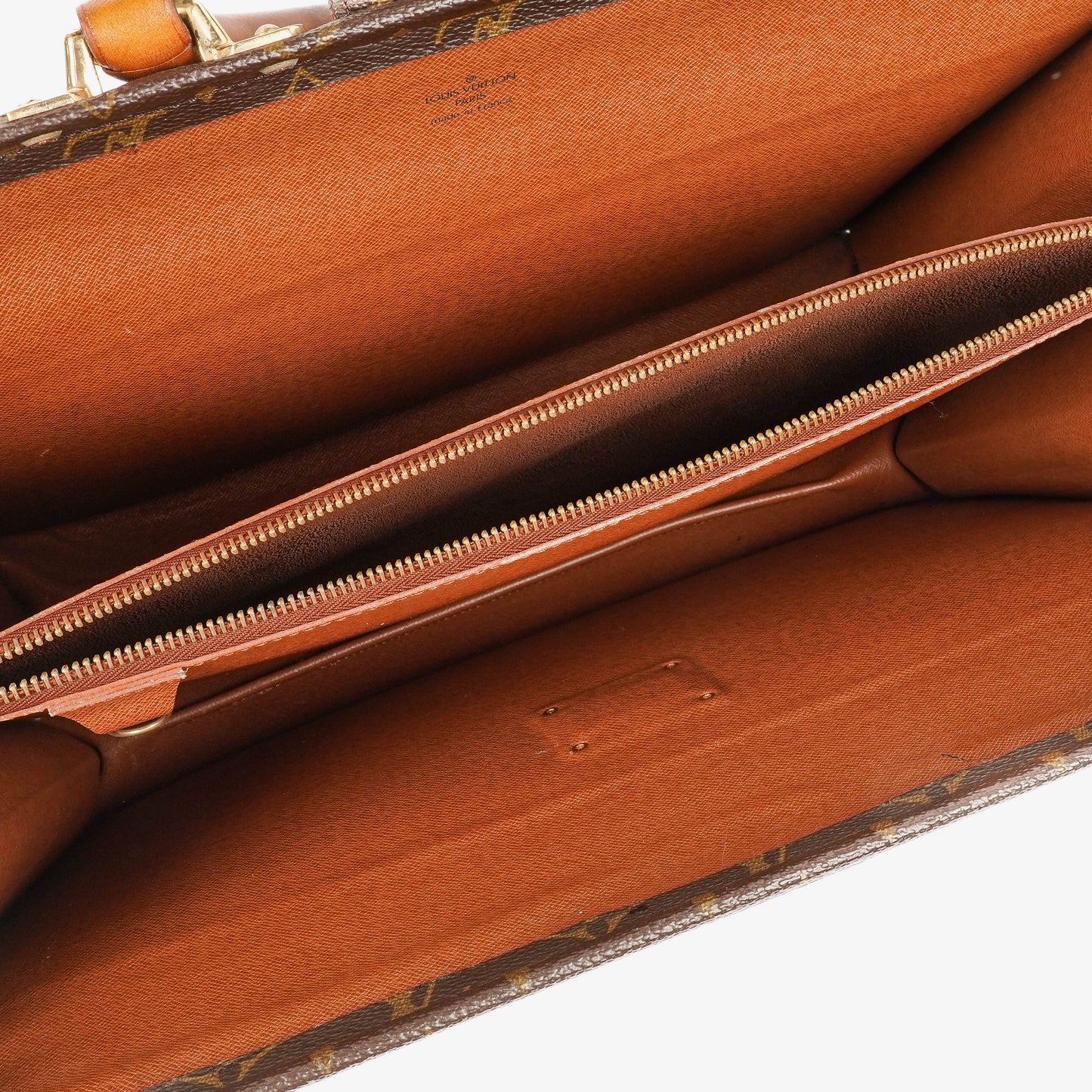 Louis Vuitton Monogram Canvas Serviette Fermoir Briefcase Bag