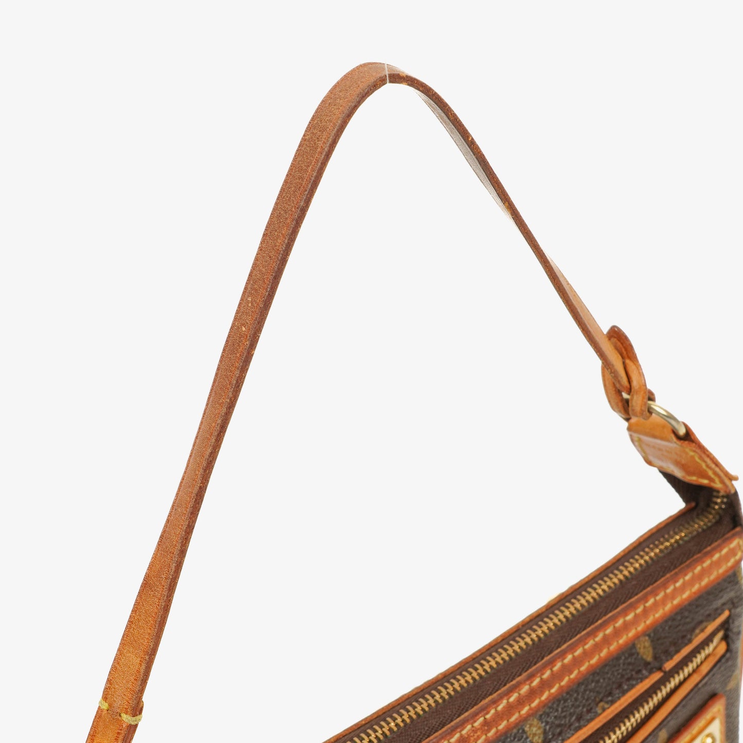 Louis Vuitton Monogram Coated Canvas Riveting Limited Edition Pochette Accessories Clutch Bag