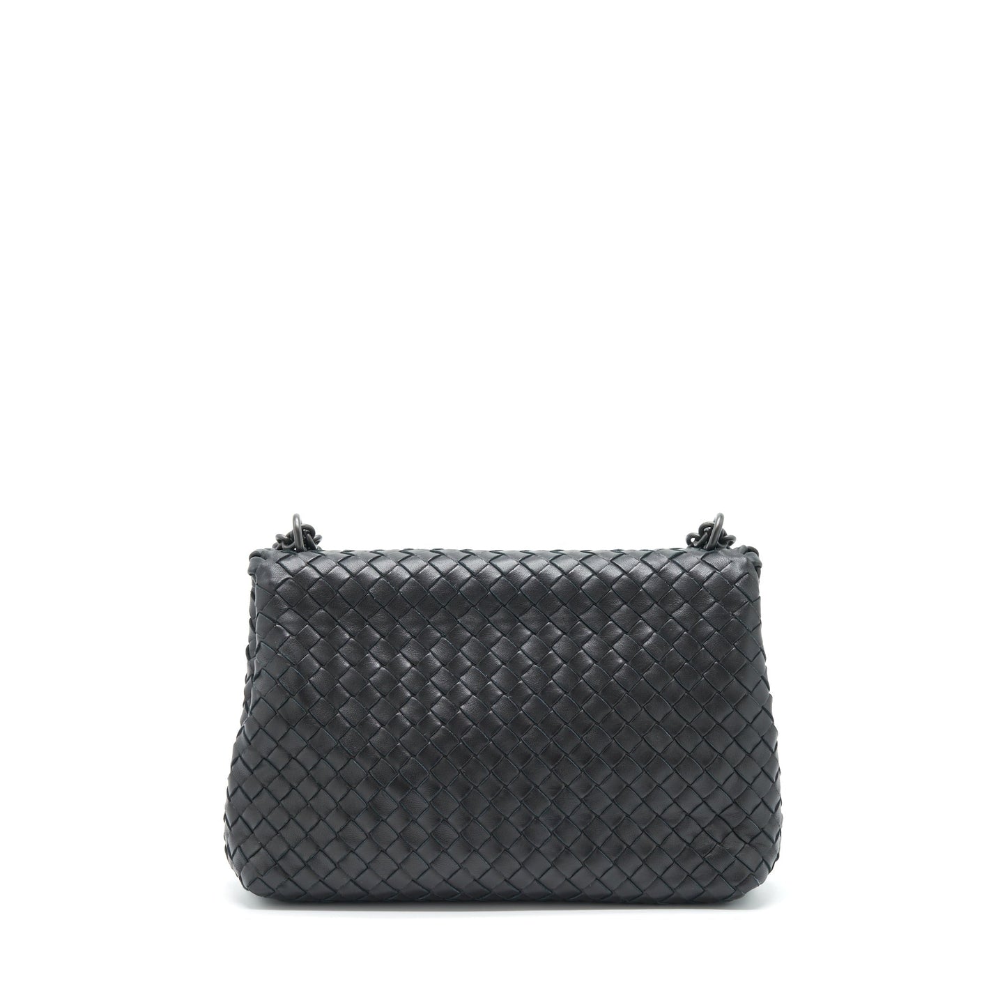 Bottega Veneta Olympia Purse Black With Black Hardware