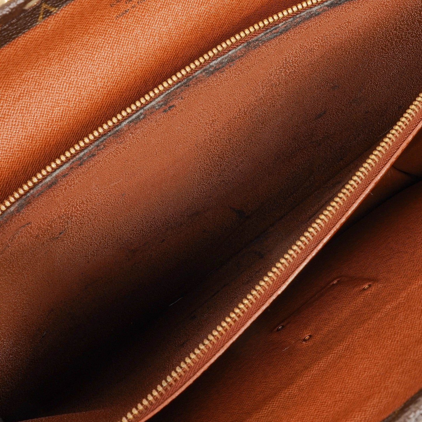 Louis Vuitton Monogram Canvas Serviette Fermoir Briefcase Bag