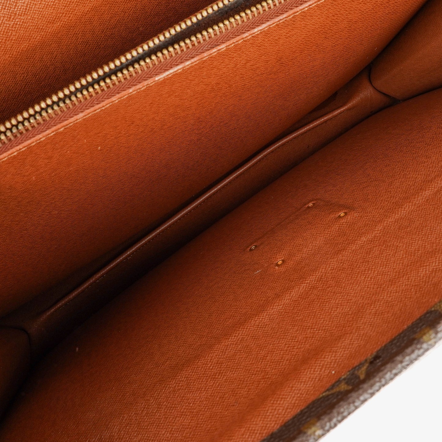 Louis Vuitton Monogram Canvas Serviette Fermoir Briefcase Bag