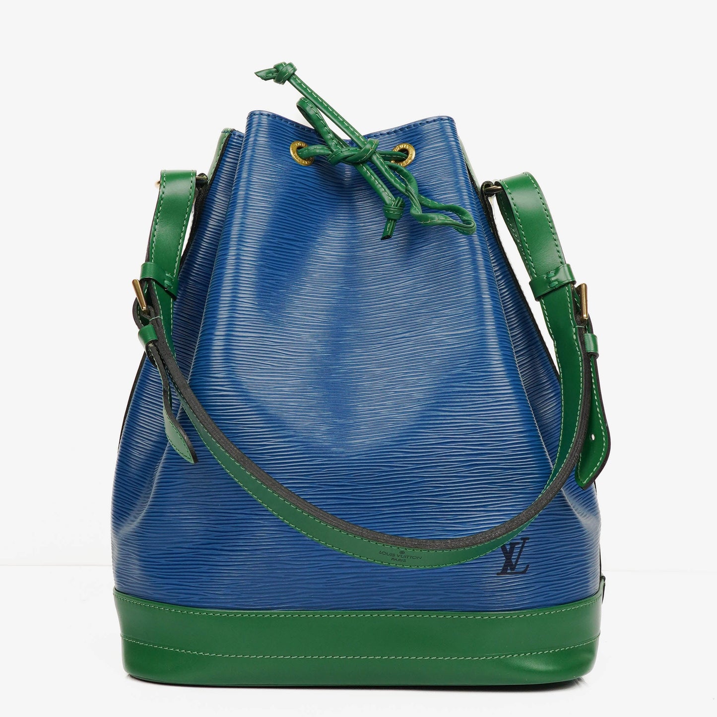 Louis Vuitton Noe Grande GM Bi-Colour Blue/Green Epi Leather Shoulder Bag