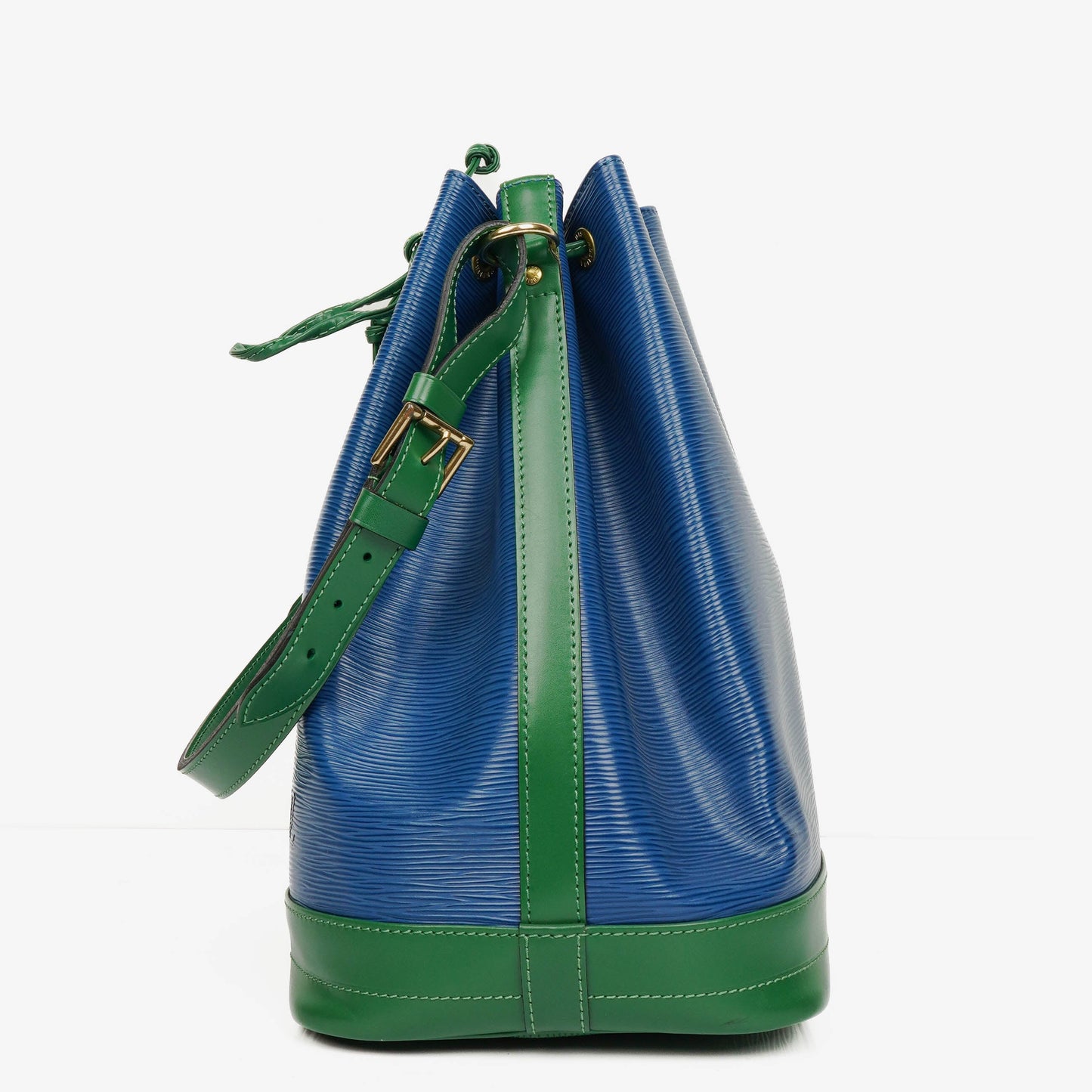 Louis Vuitton Noe Grande GM Bi-Colour Blue/Green Epi Leather Shoulder Bag