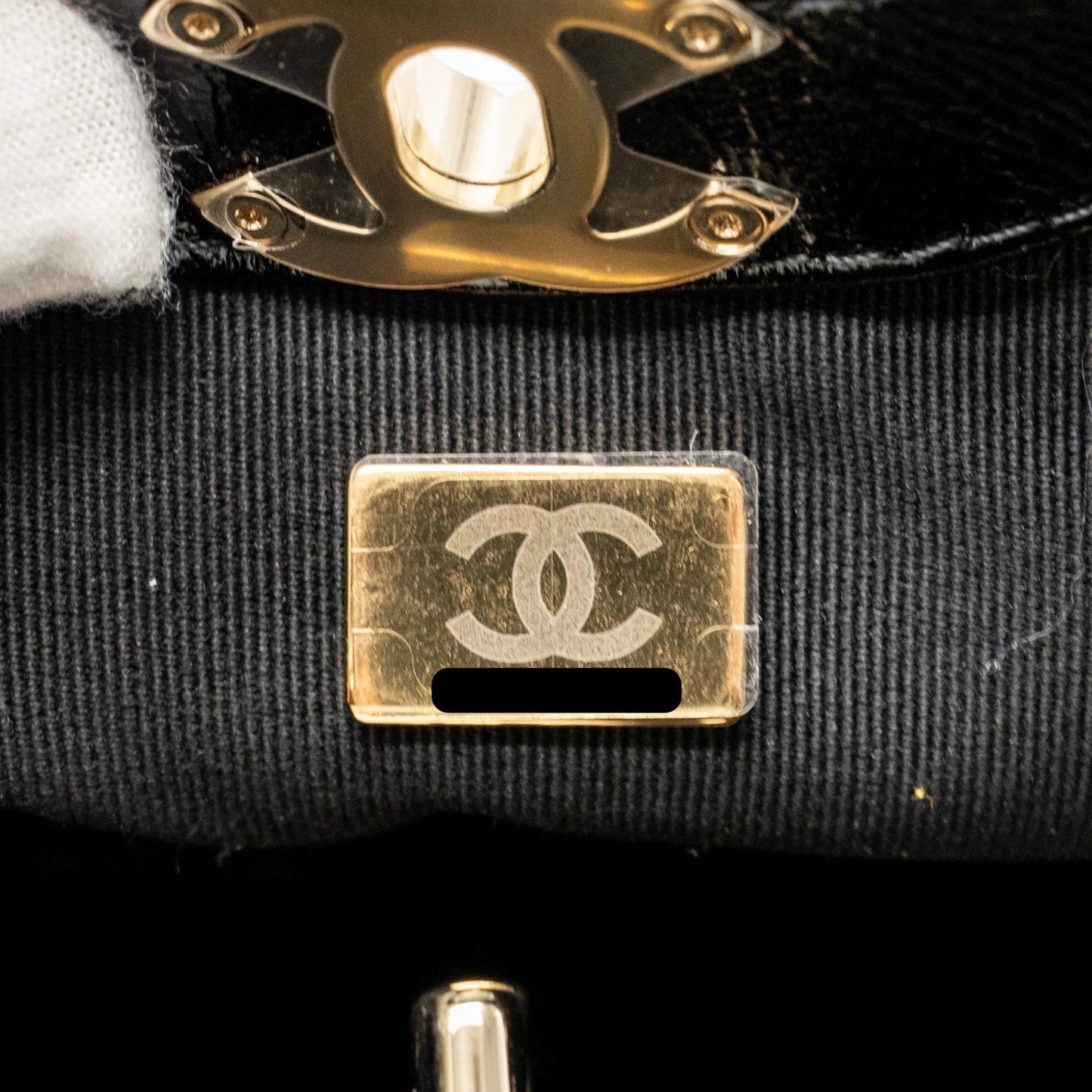 Chanel Mini 31 Bag Shiny Lambskin Black L (microchip)