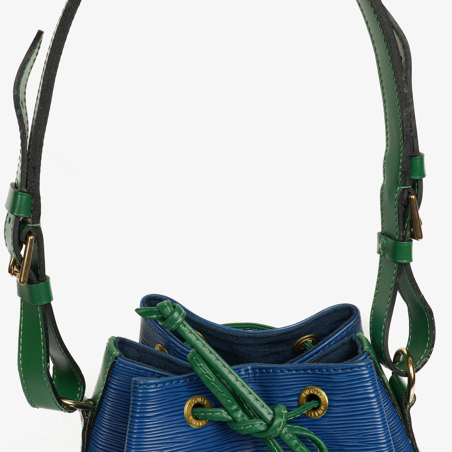 Louis Vuitton Noe Grande GM Bi-Colour Blue/Green Epi Leather Shoulder Bag