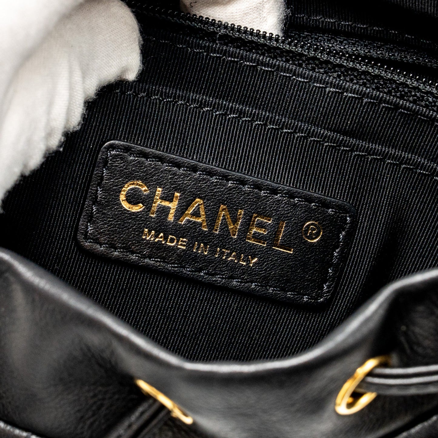 Chanel Urban Spirit Flap Backpack Lambskin Black