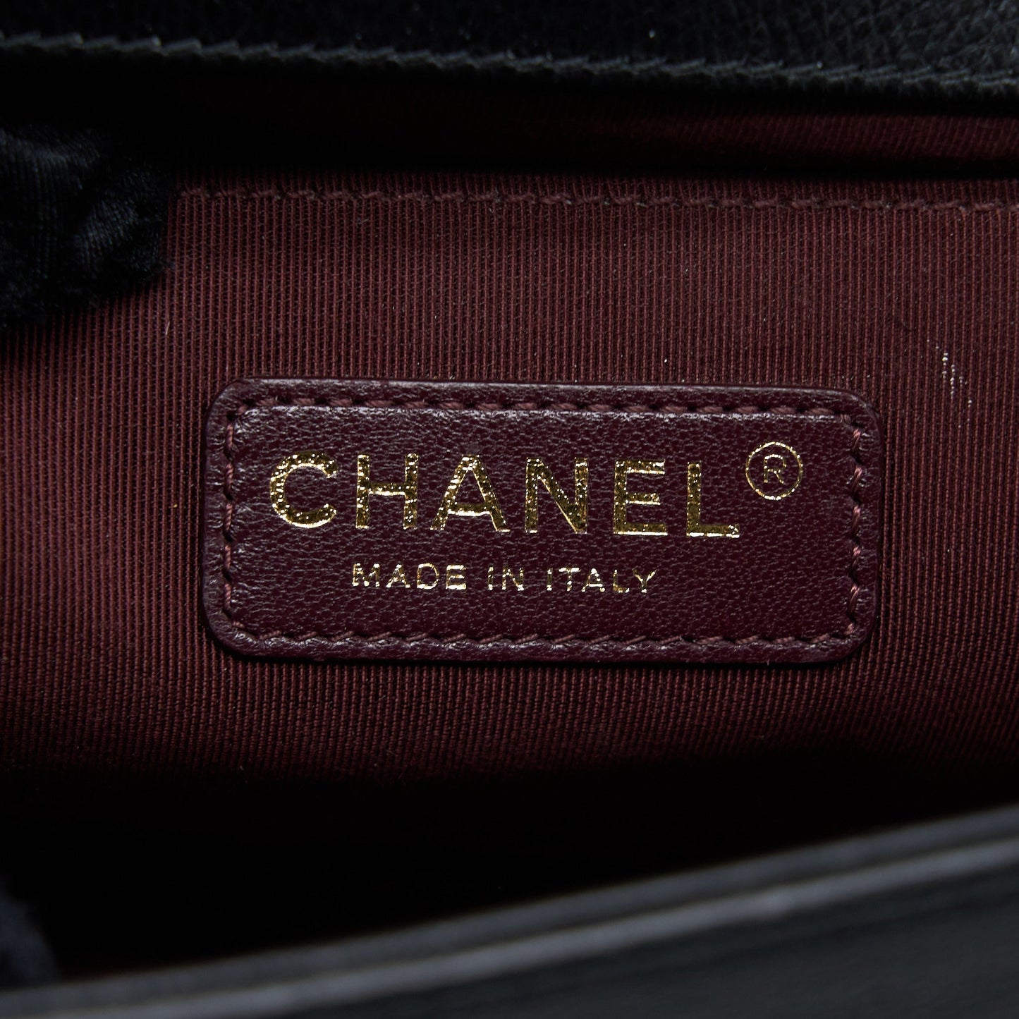 Chanel Medium Boy Bag Goathair/Calfskin Black