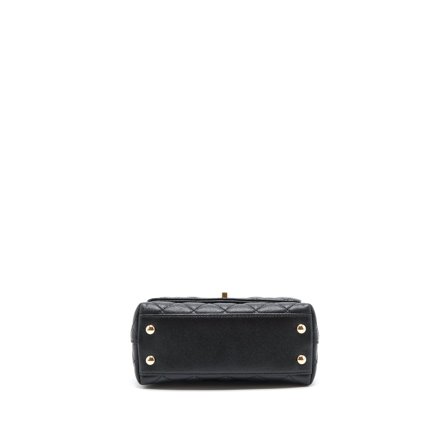 Chanel Mini Coco Handle 20cm Caviar Black L