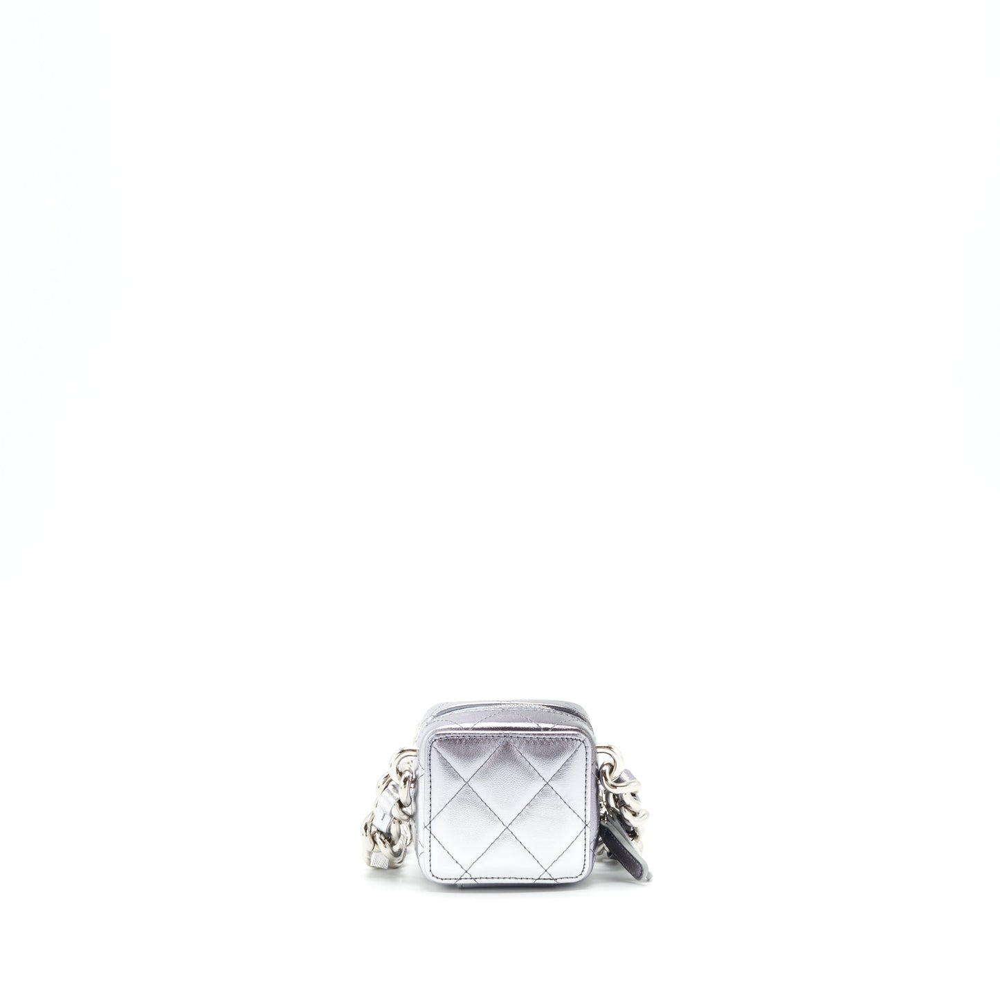 Chanel Mini Vanity with Giant Chain Silver