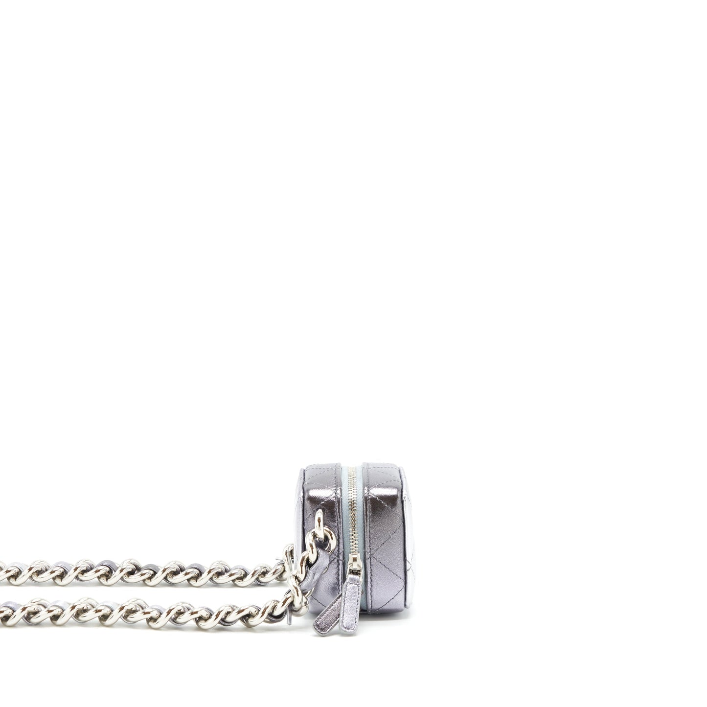 Chanel Mini Vanity with Giant Chain Silver