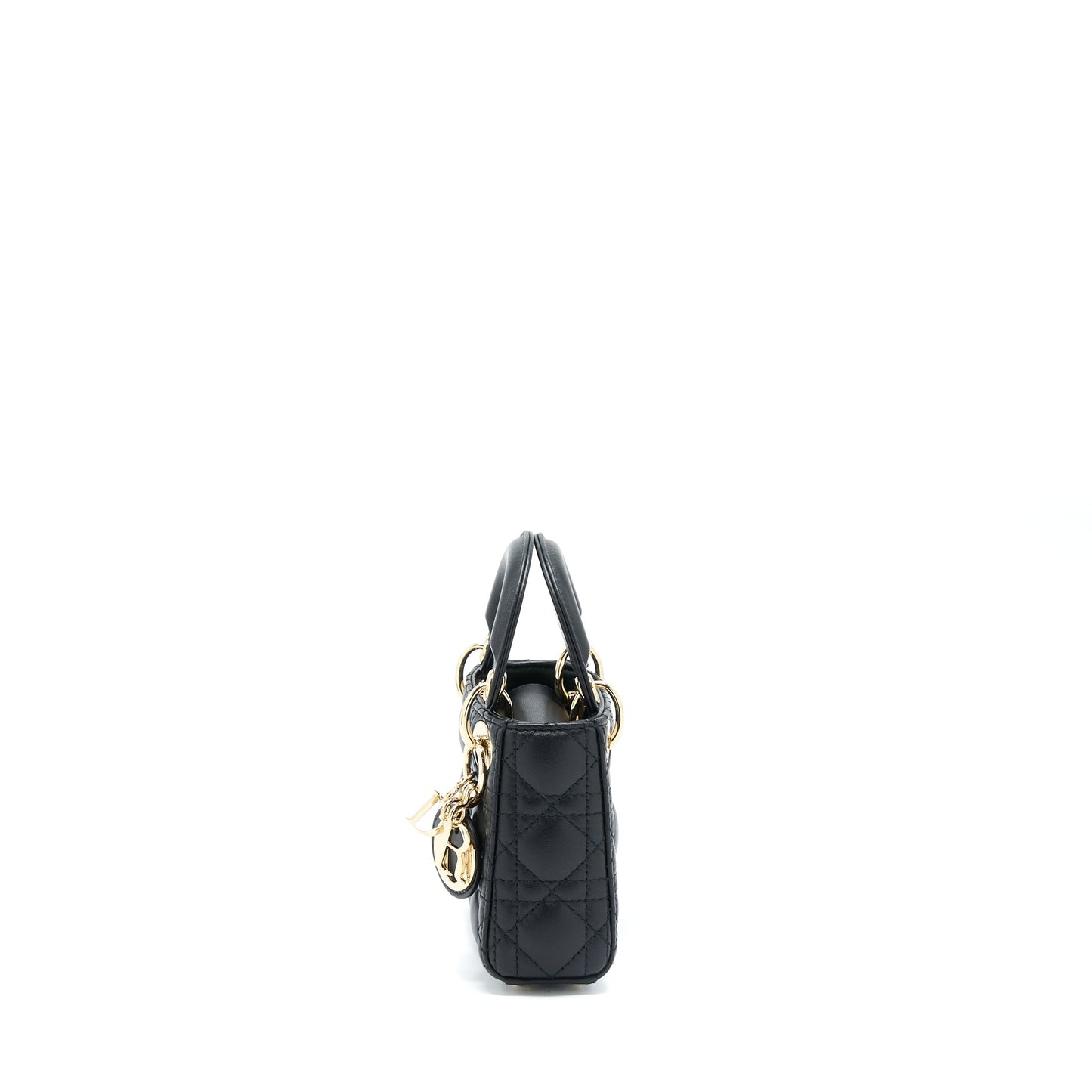 Dior Micro Lady Dior Lambskin Black