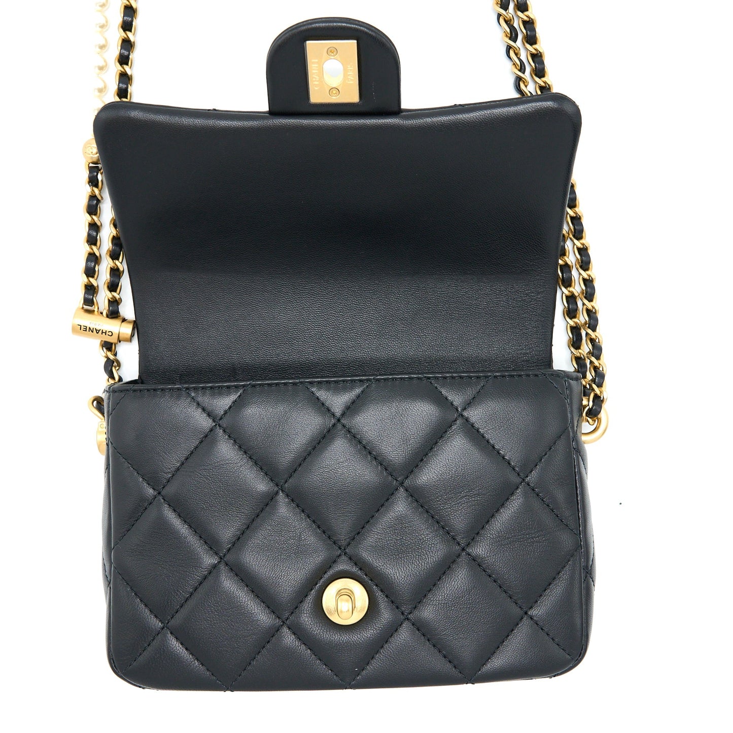 Chanel My Perfect Mini Flap Bag Black  (Microchip)