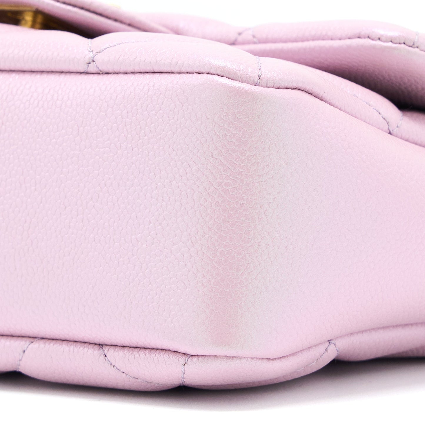 Chanel 21K My Perfect Mini Flap Bag Caviar Pink  (Microchip)