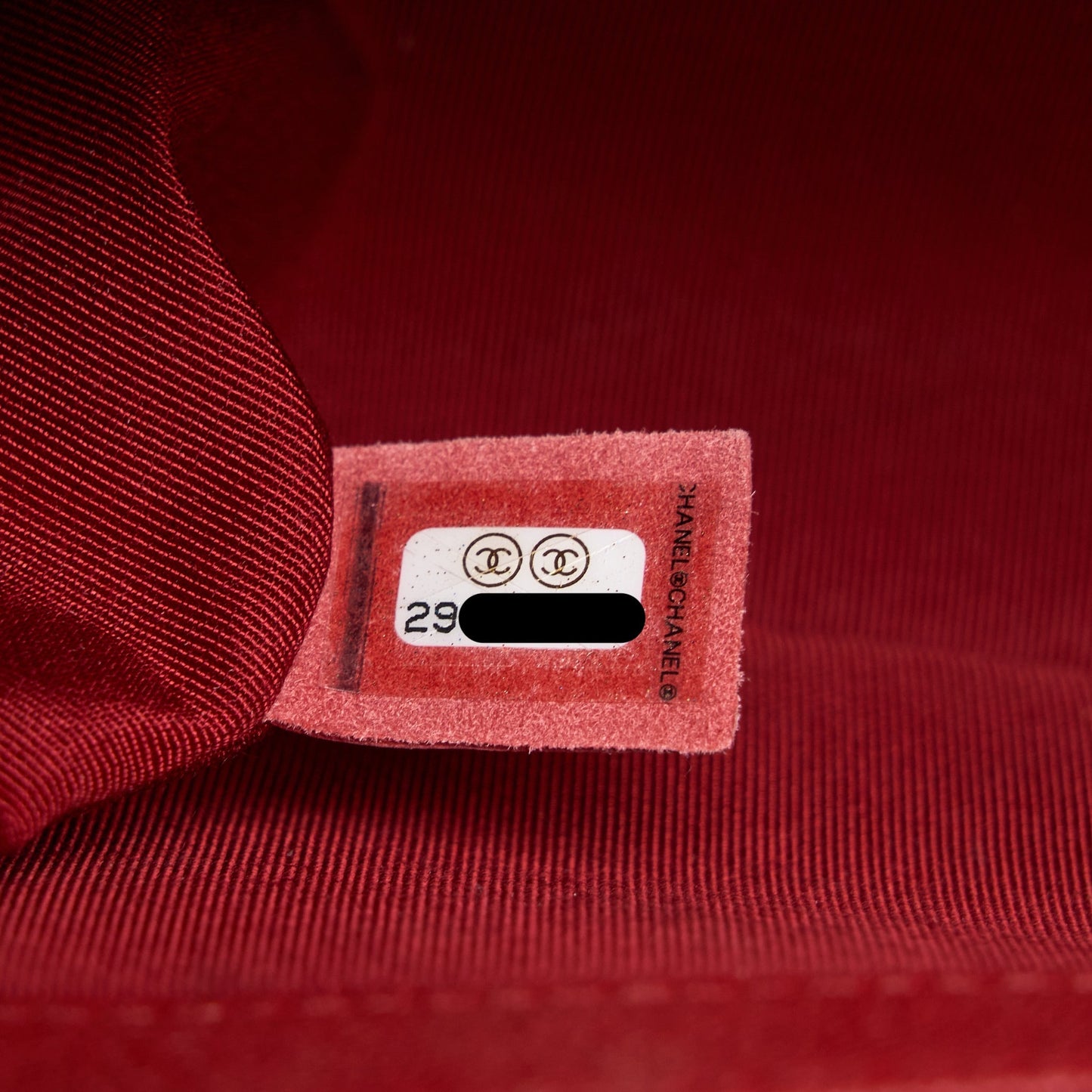 Chanel Medium Boy Bag Grained Calfskin Red