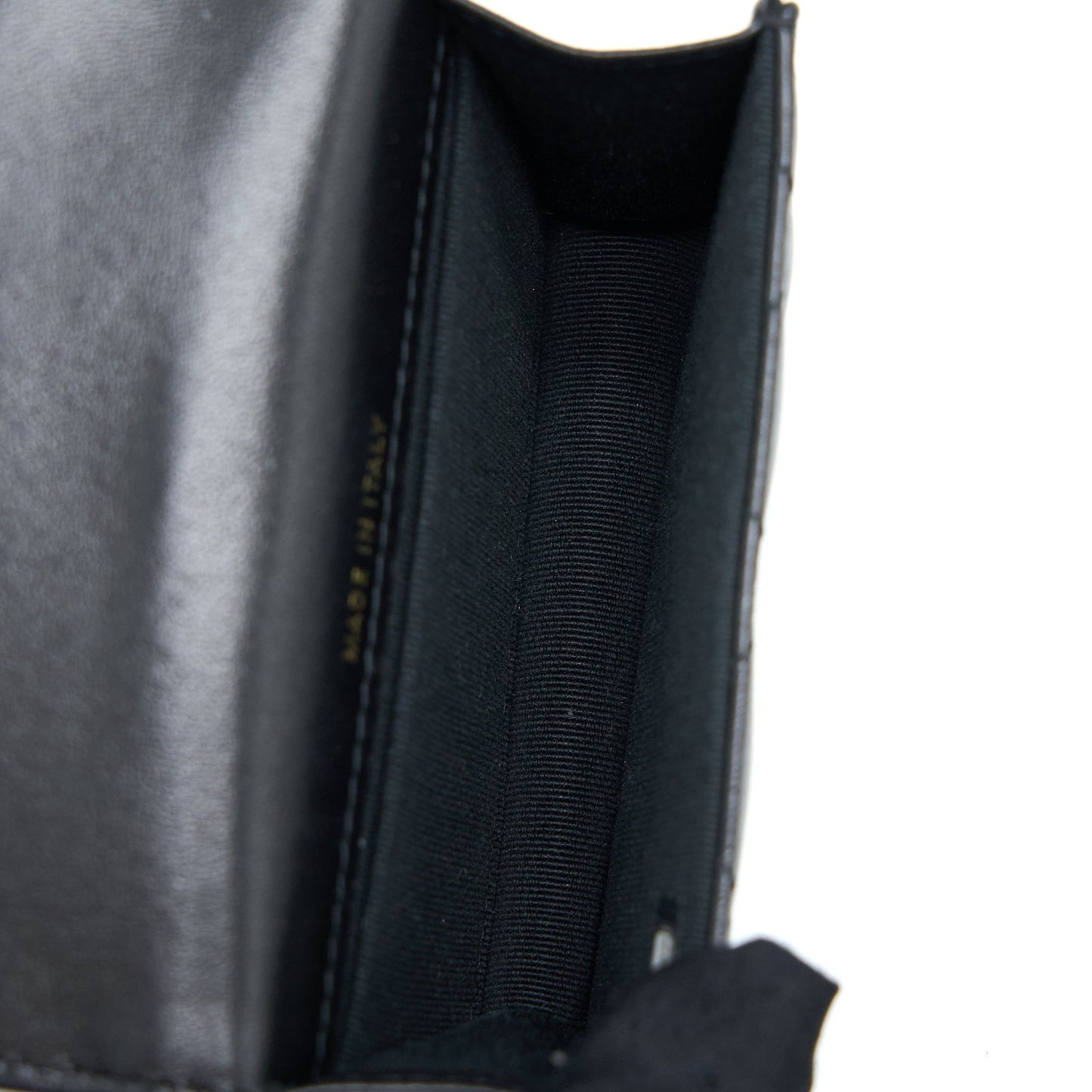 Chanel Jewel Hook Cardholder Lambskin Black