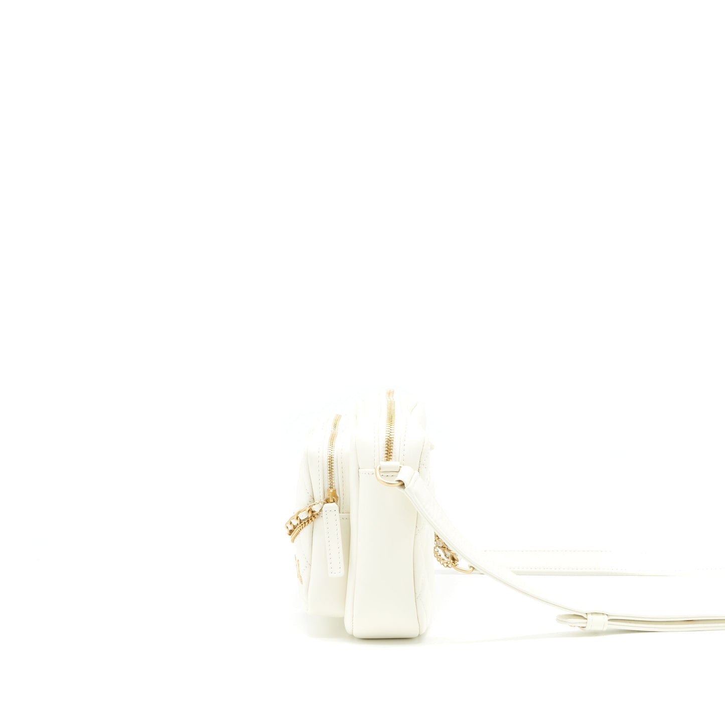 Chanel 22C Camera Bag calfskin white