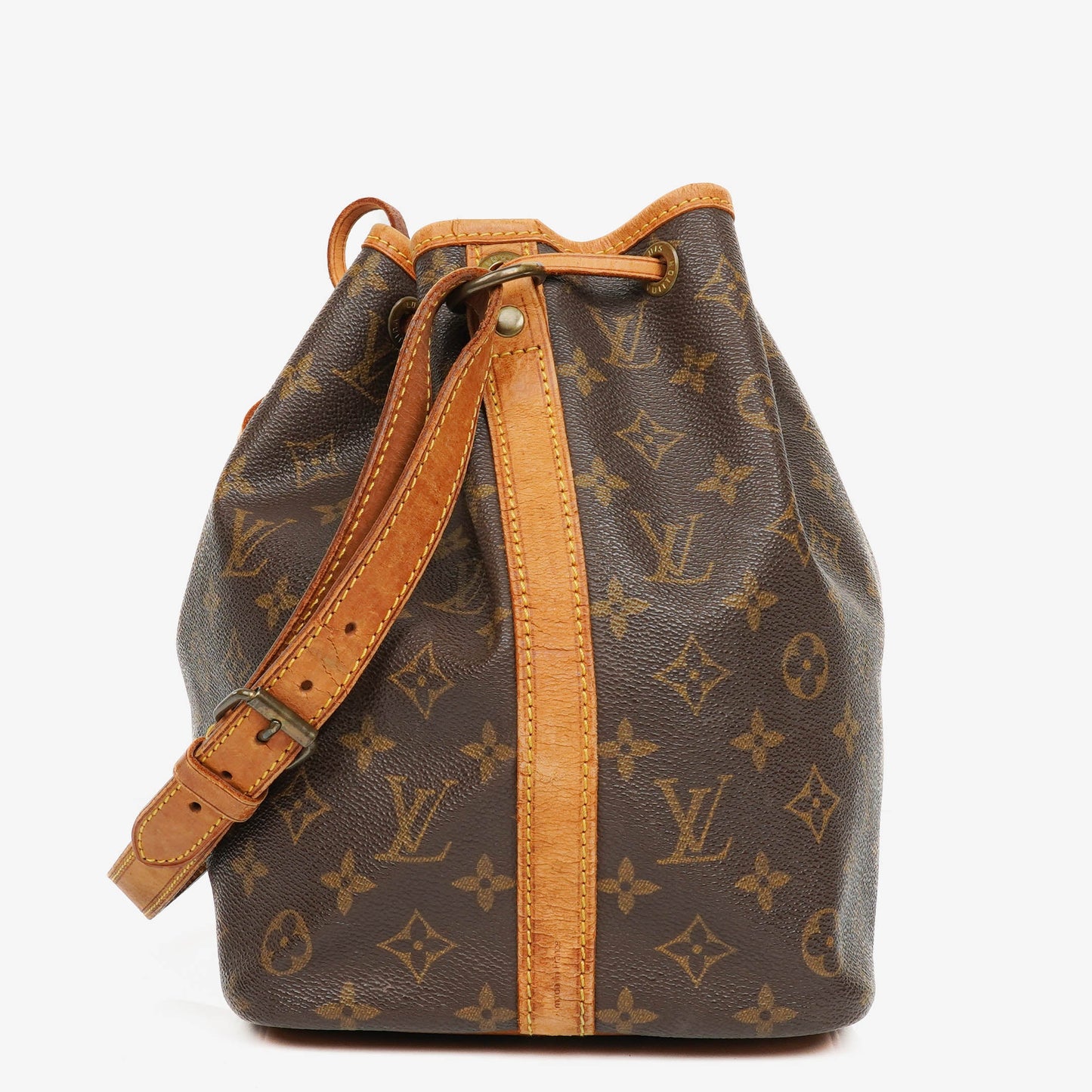 Louis Vuitton Petit Noe Monogram Canvas Shoulder Bag