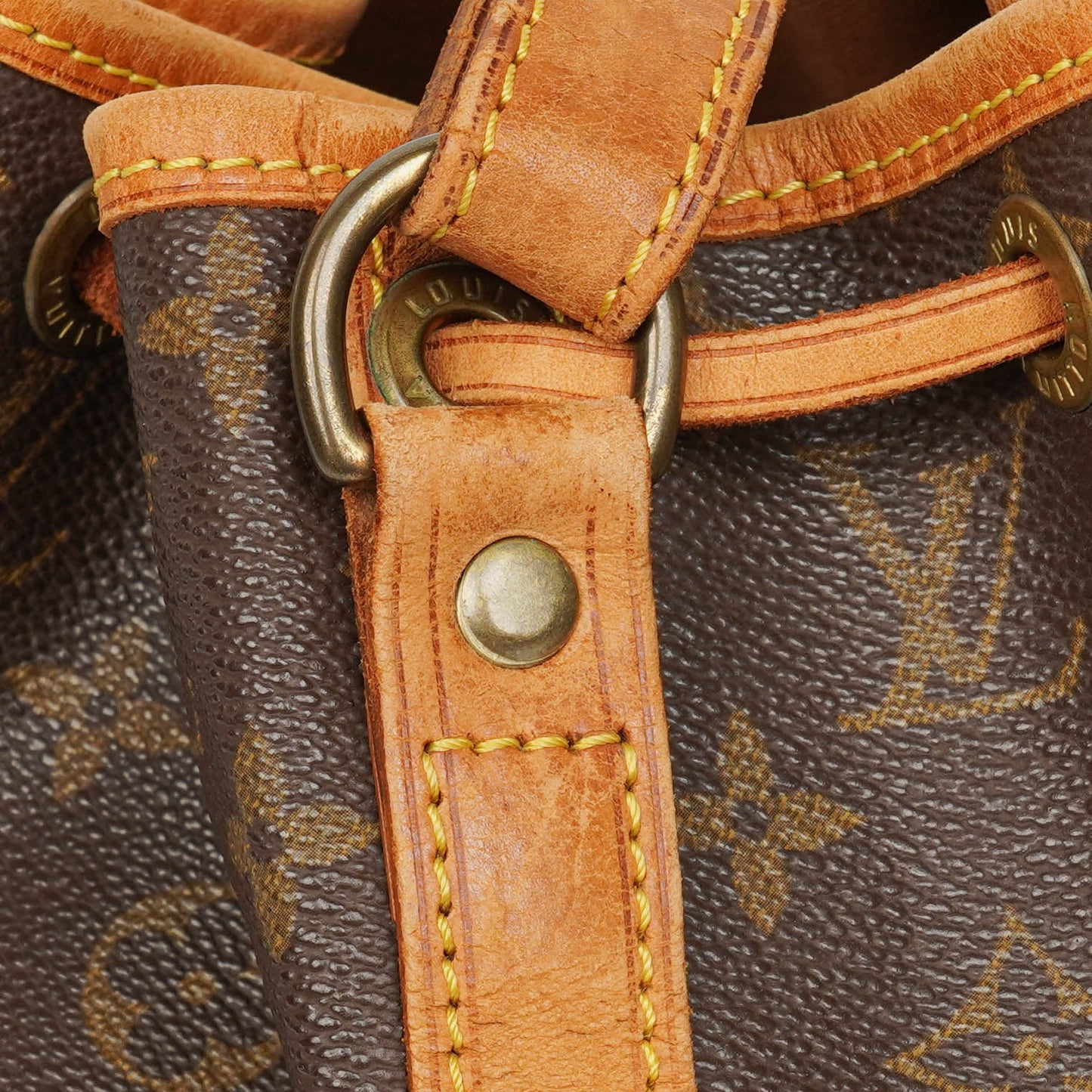 Louis Vuitton Petit Noe Monogram Canvas Shoulder Bag
