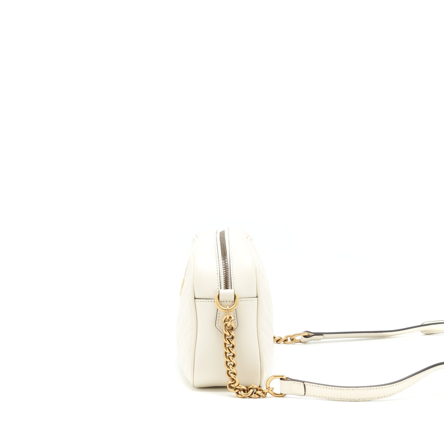 Gucci Marmont Camera Bag White