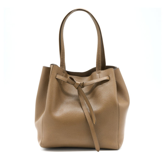 Celine Small Cabas Phantom Calfskin Taupe