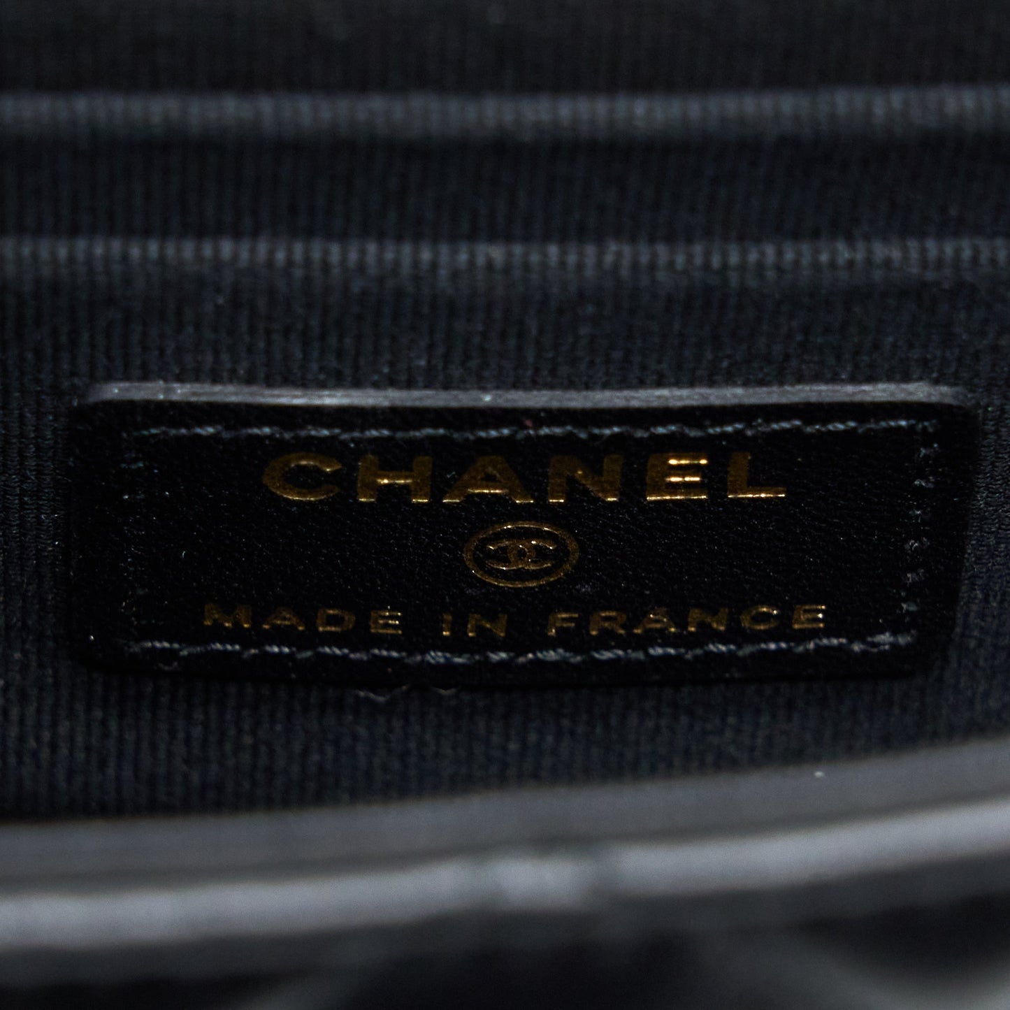 Chanel Top Handle Mini Flap Bag Lambskin Black L